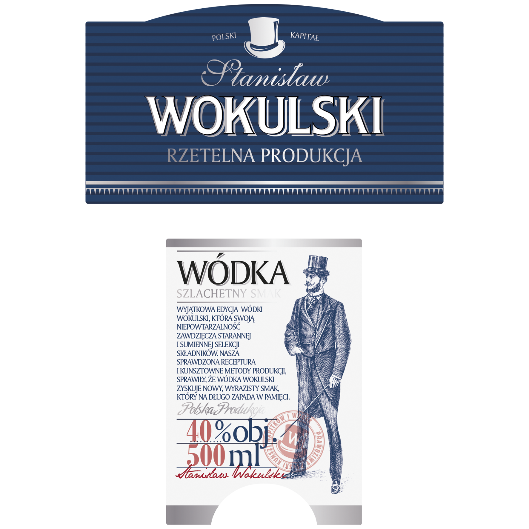 Wódka Wokulski 40% 500Ml