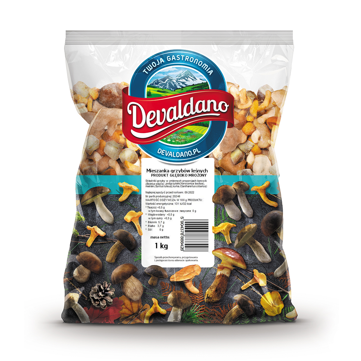 Mieszanka Grzybów Leśnych. Devaldano 1 Kg