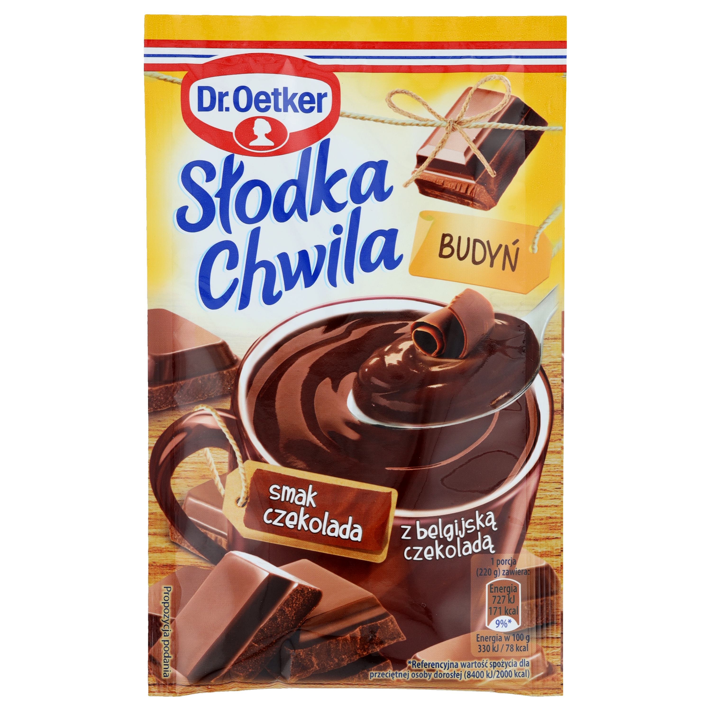 Dr. Oetker Słodka Chwila Budyń Czekoladowy 45 G Nowa Receptura