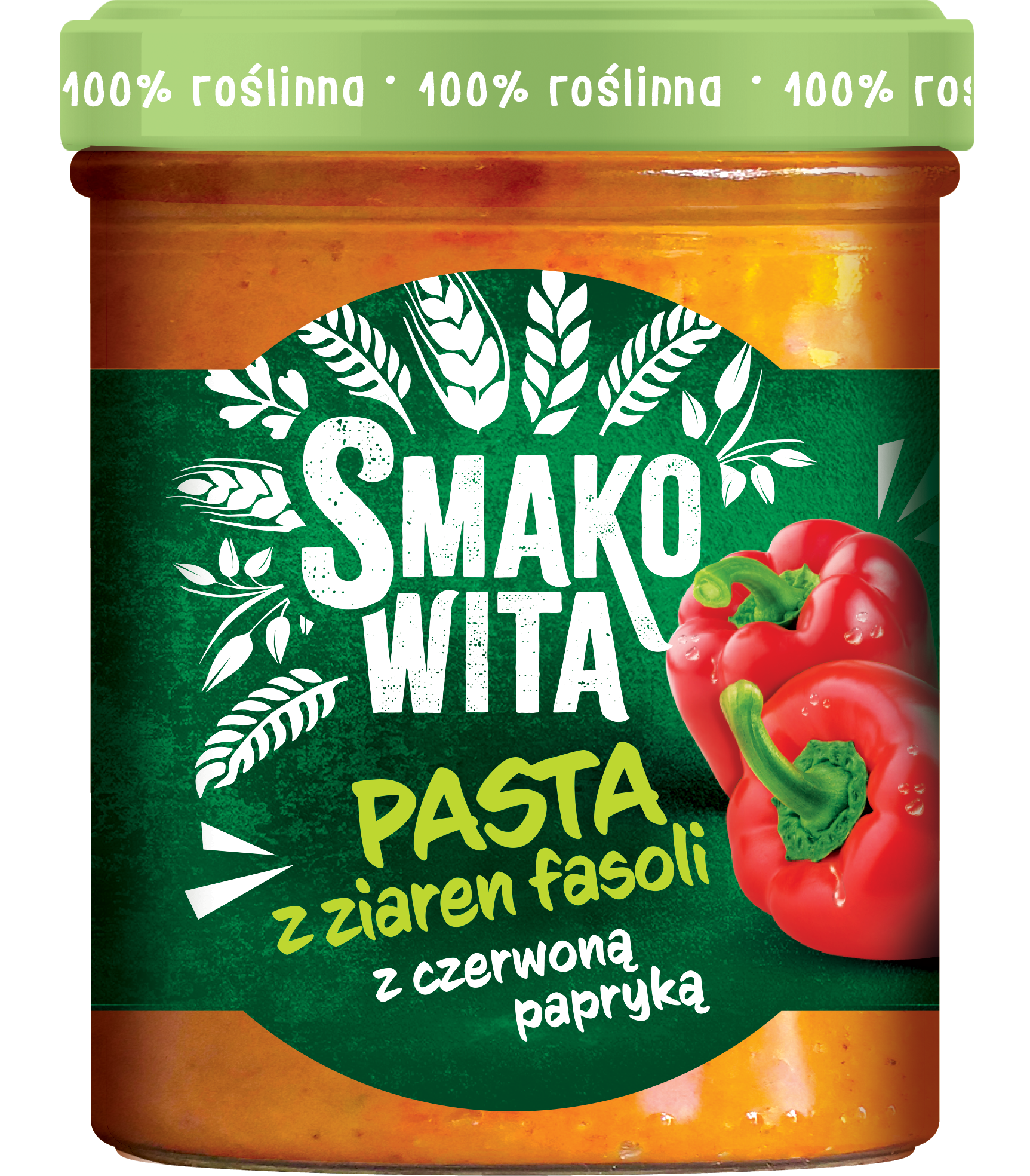 Smakowita Pasta Z Ziaren Fasoli Z Czerwoną Papryką 180G