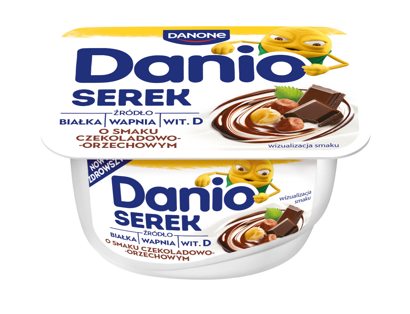 Danio Serek Homogenizowany O Smaku Czekoladowo-Orzechowym 130 G