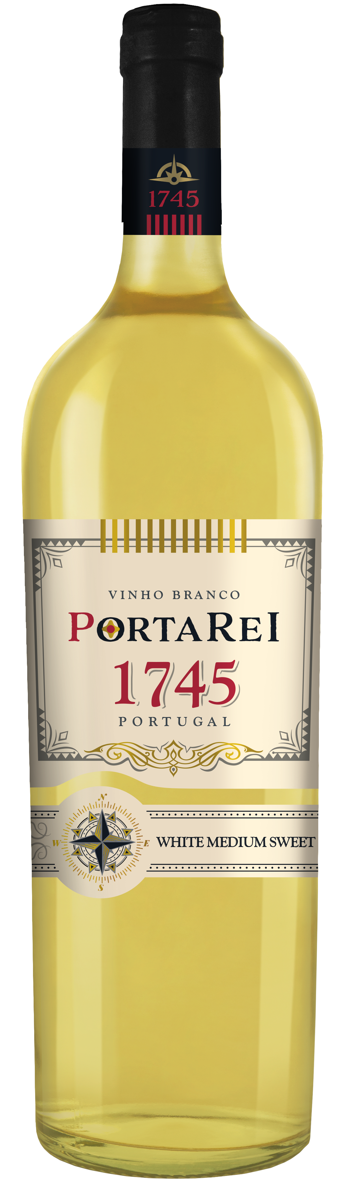 Wino Porta Rei 1745 Białe Półsłodkie 11,5 % 750Ml