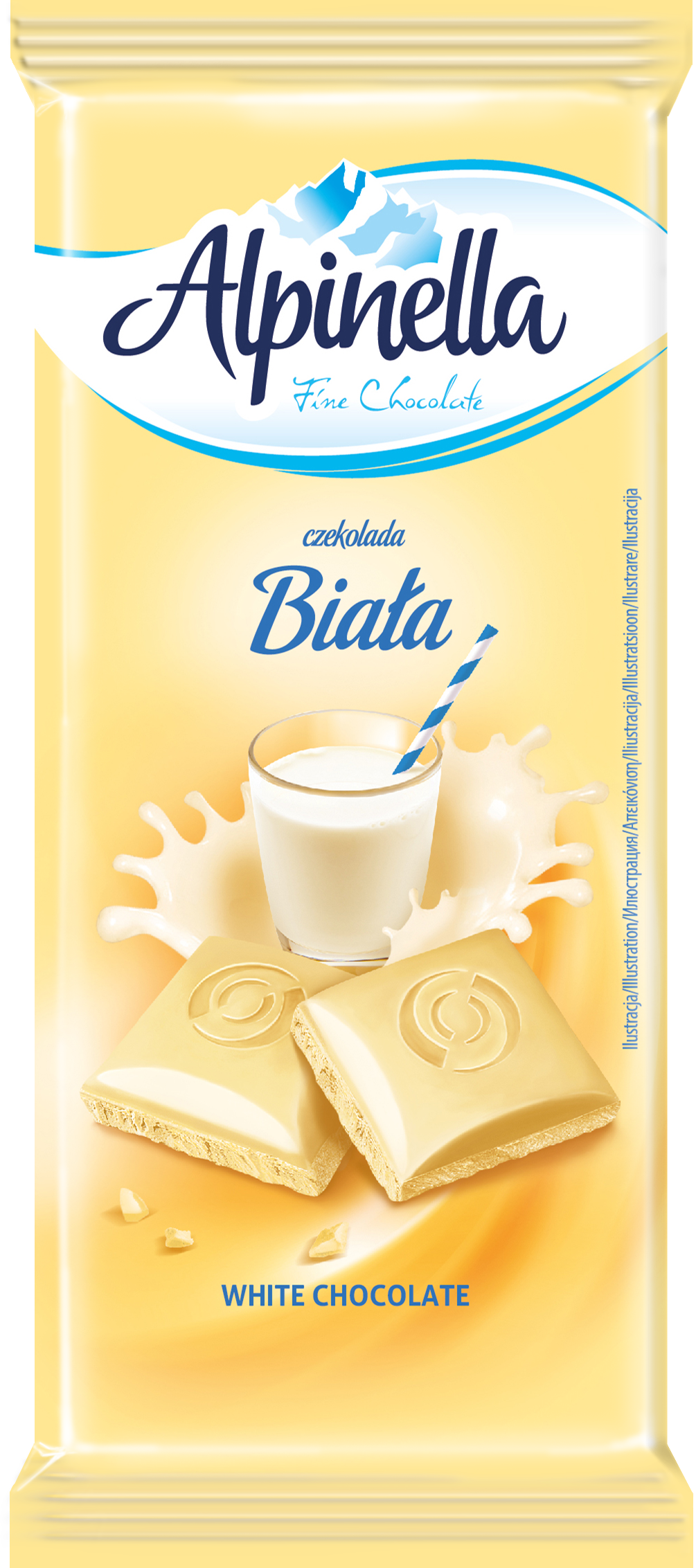 Alpinella Czekolada Biała 90 G