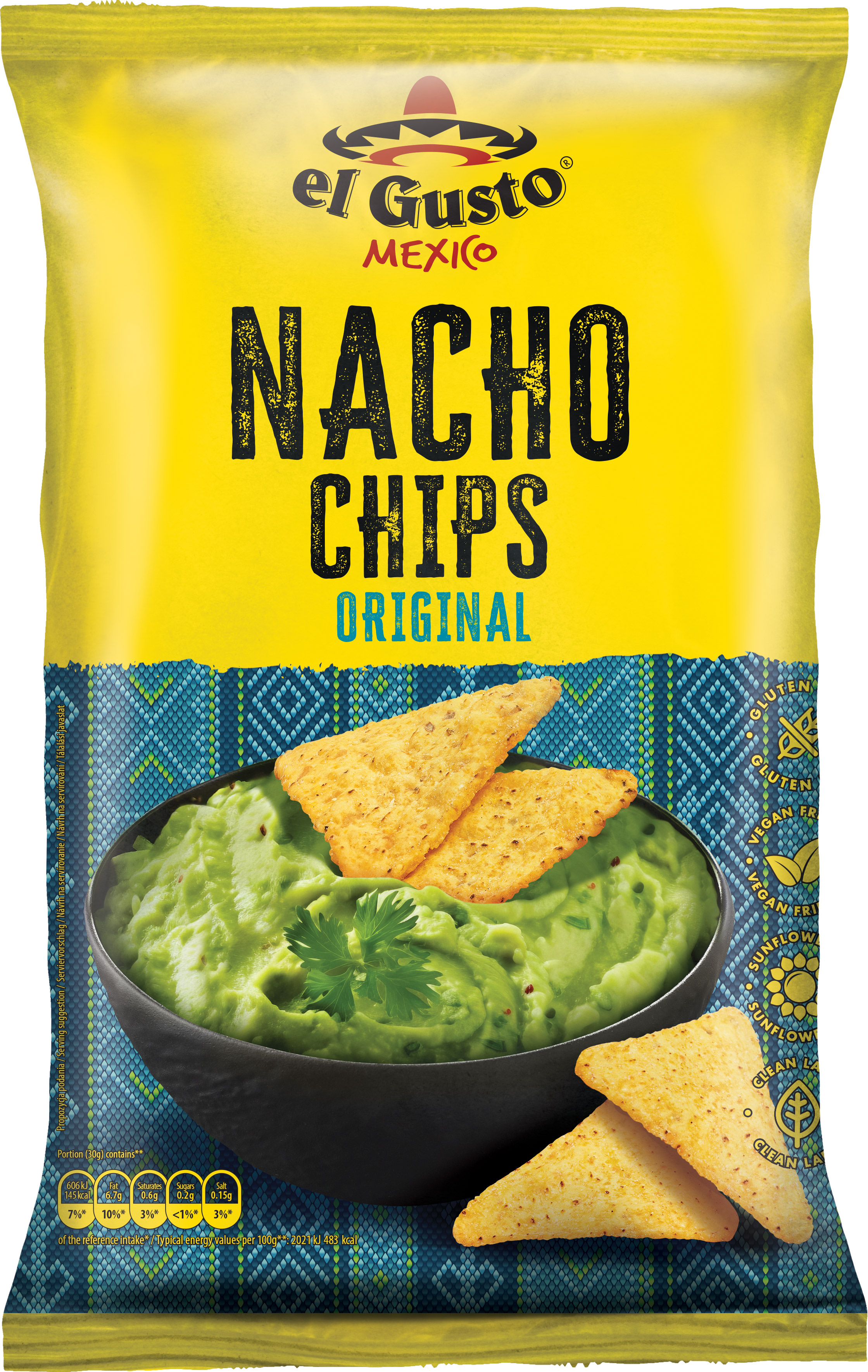 Nachos Original 180G El Gusto Mexico