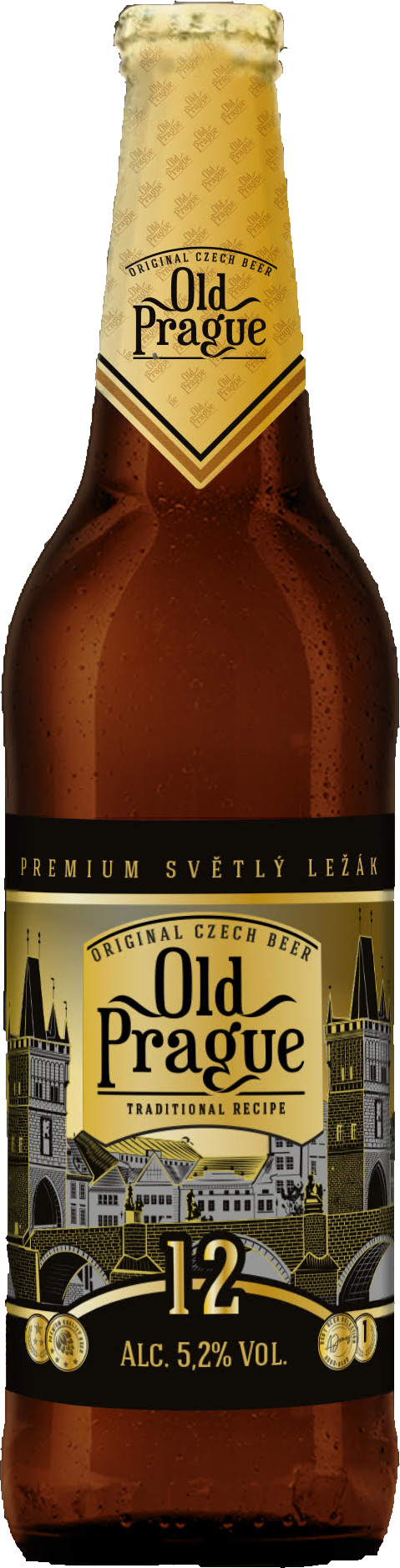 Piwo Old Prague Svetly Lezak 0,5 L Butelka