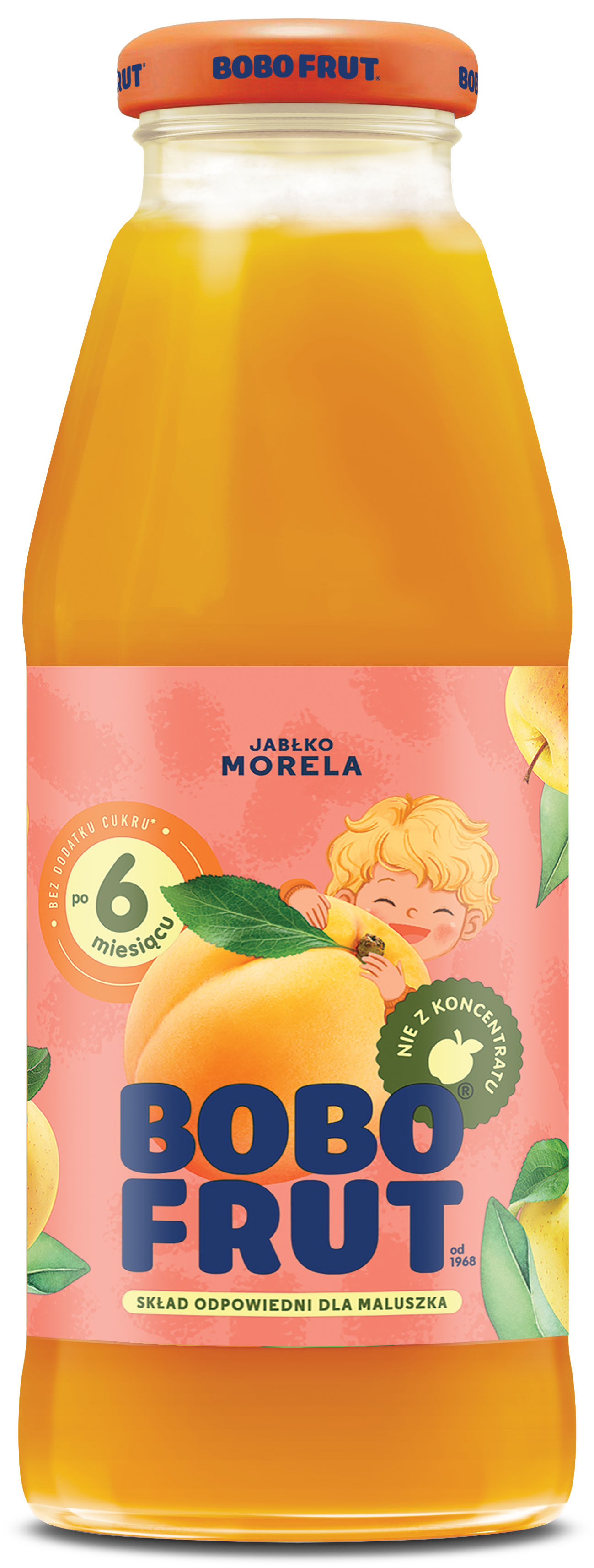 Bobo Frut Nektar Jabłko Morela 300 Ml Po 6 Miesiącu