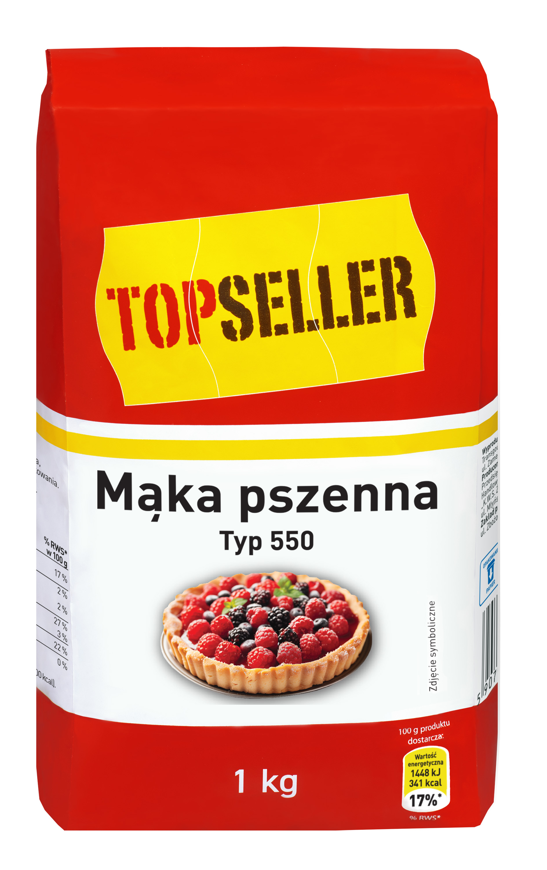Topseller Mąka Pszenna Typ 550 1 Kg