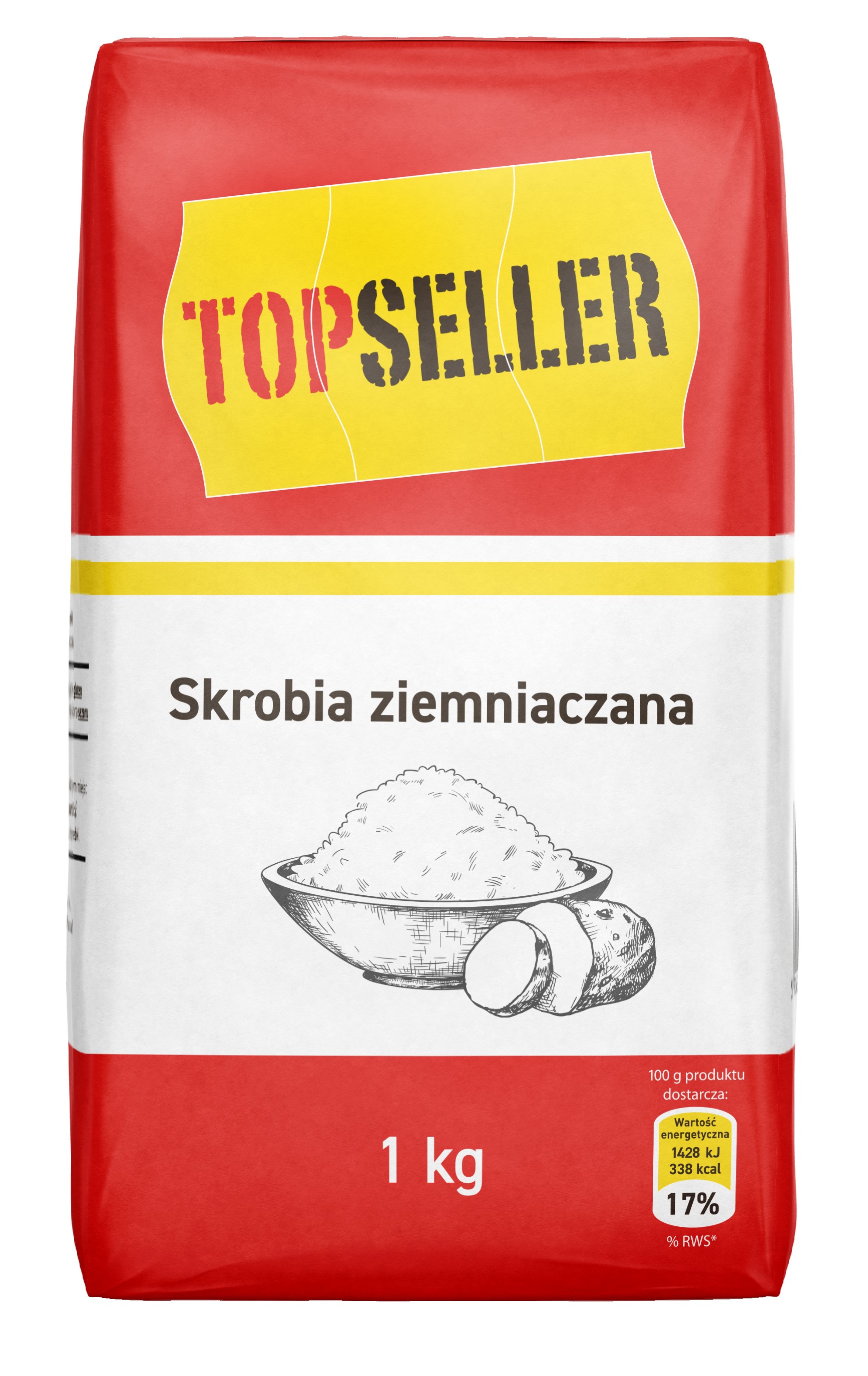 Topseller Skrobia Ziemniaczana 1Kg