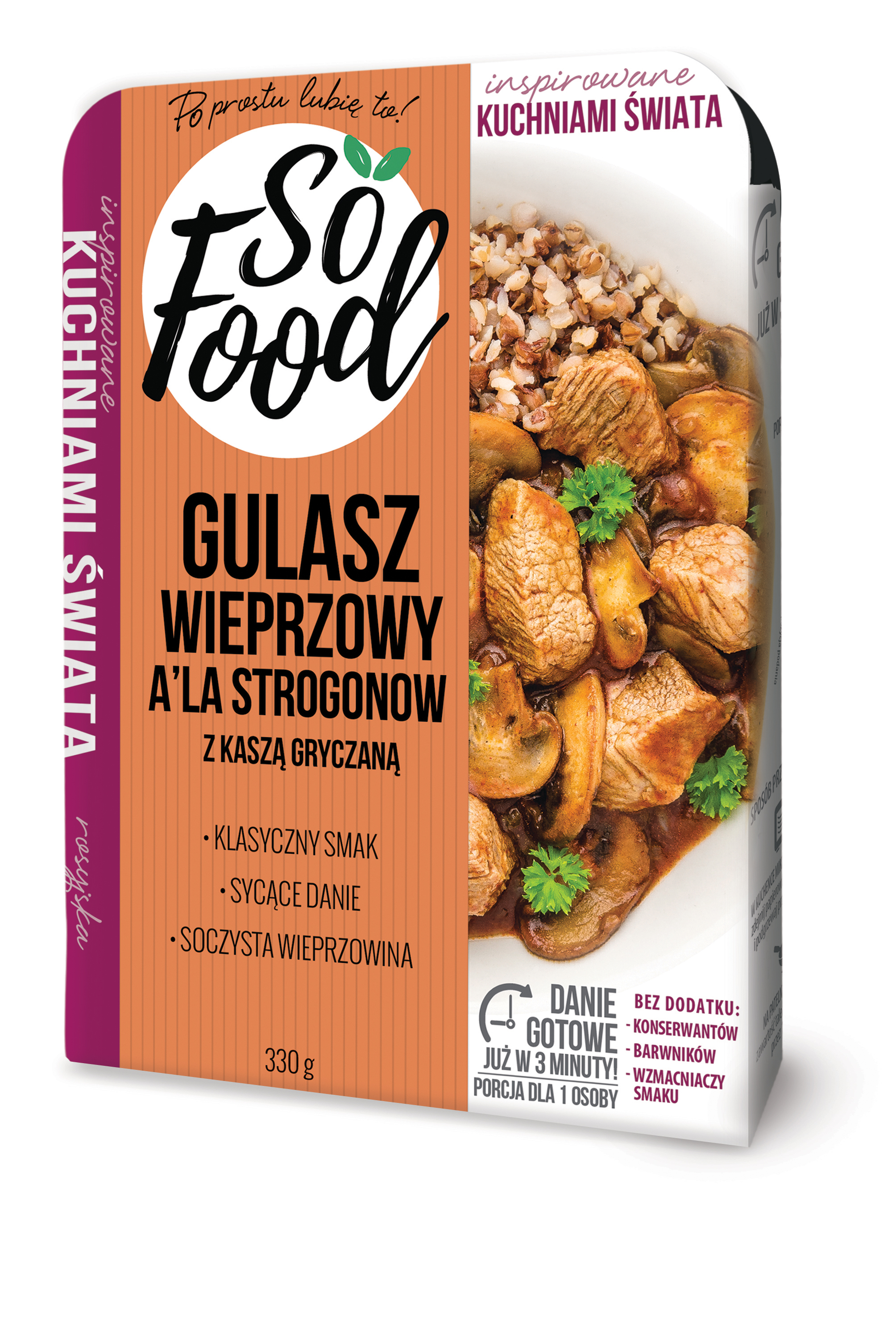 Gulasz Wieprzowy A' La Strogonow. 330 G So Food