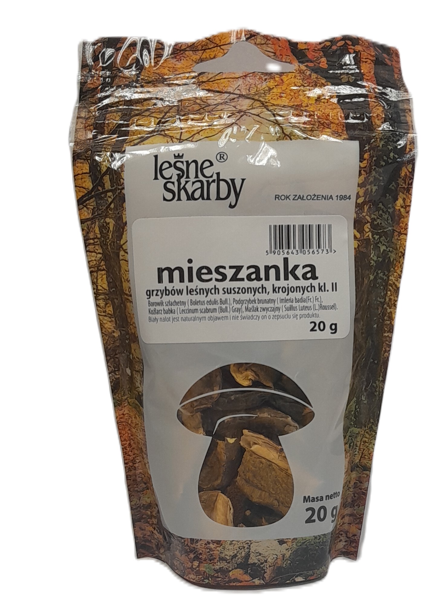 Mieszanka Suszonych Grzybów Leśnych Klasa Ii 20G Leśne Skarby