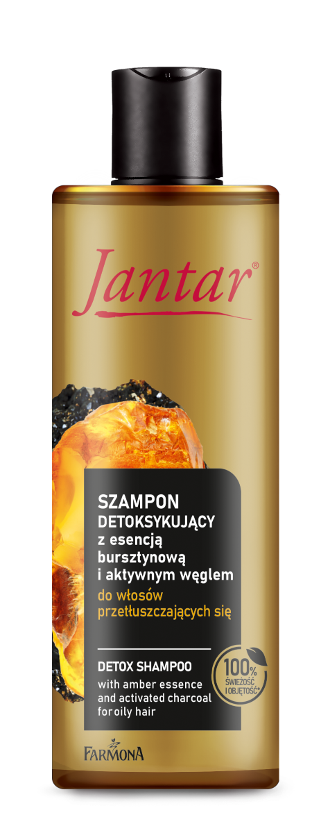 Jantar Szampon Z Esencją Bursztynową I Węglem Do Włosów Przetłuszczających Się, 300 Ml