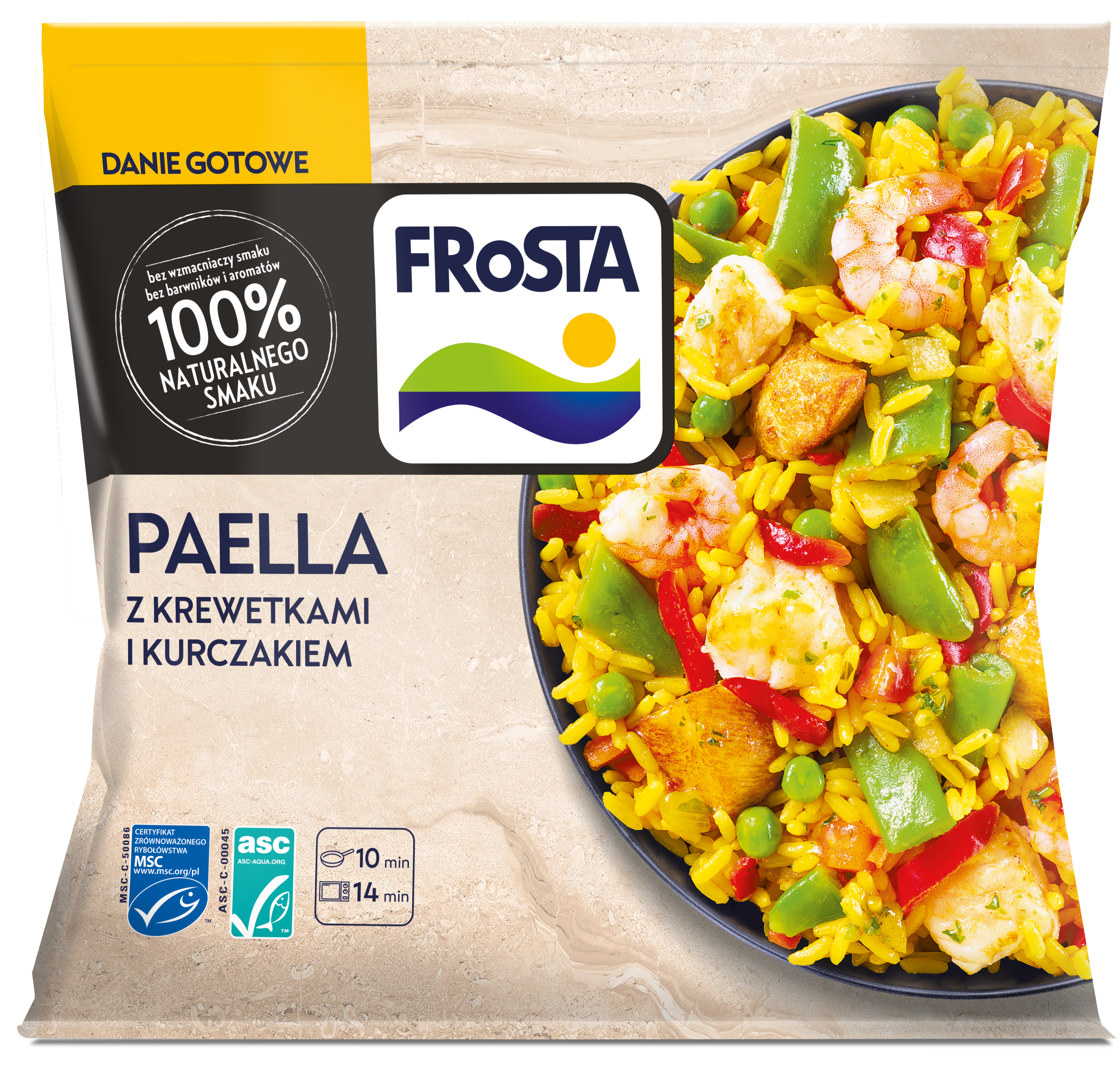 Frosta Paella. Danie Z Krewetkami Po Hiszpańsku. 400G