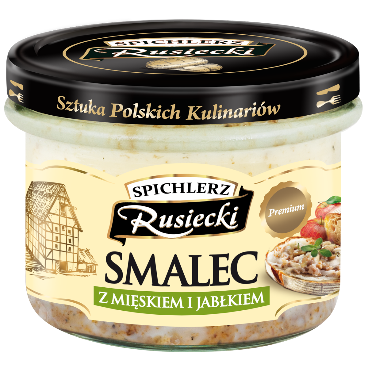 Spichlerz Rusiecki Smalec Z Mięskiem I Jabłkiem 160G