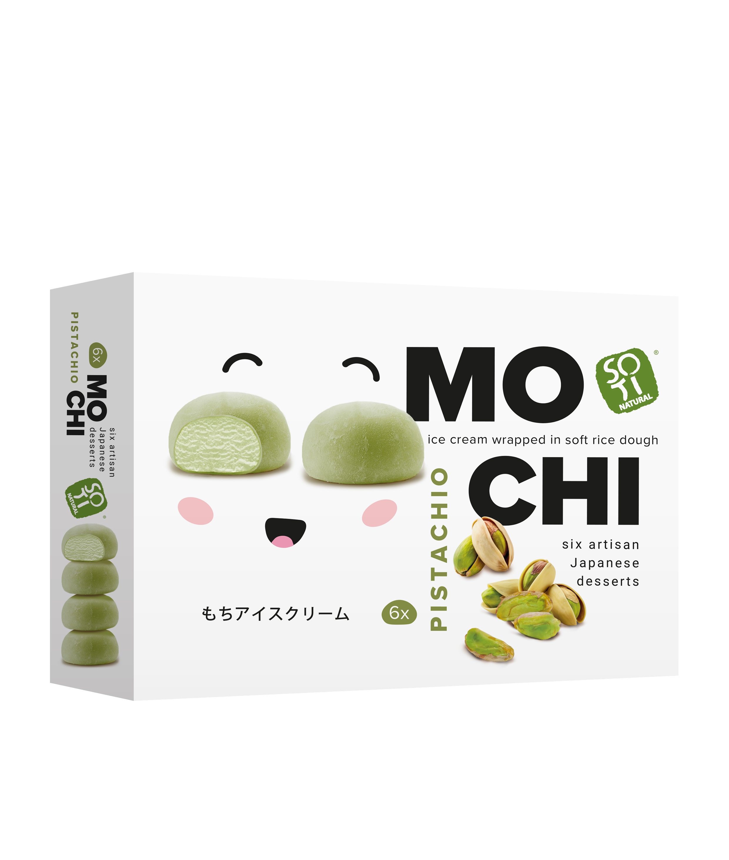 Soti Natural Lody Pistacjowe Mochi Pistacja (6X36 Ml) 216Ml