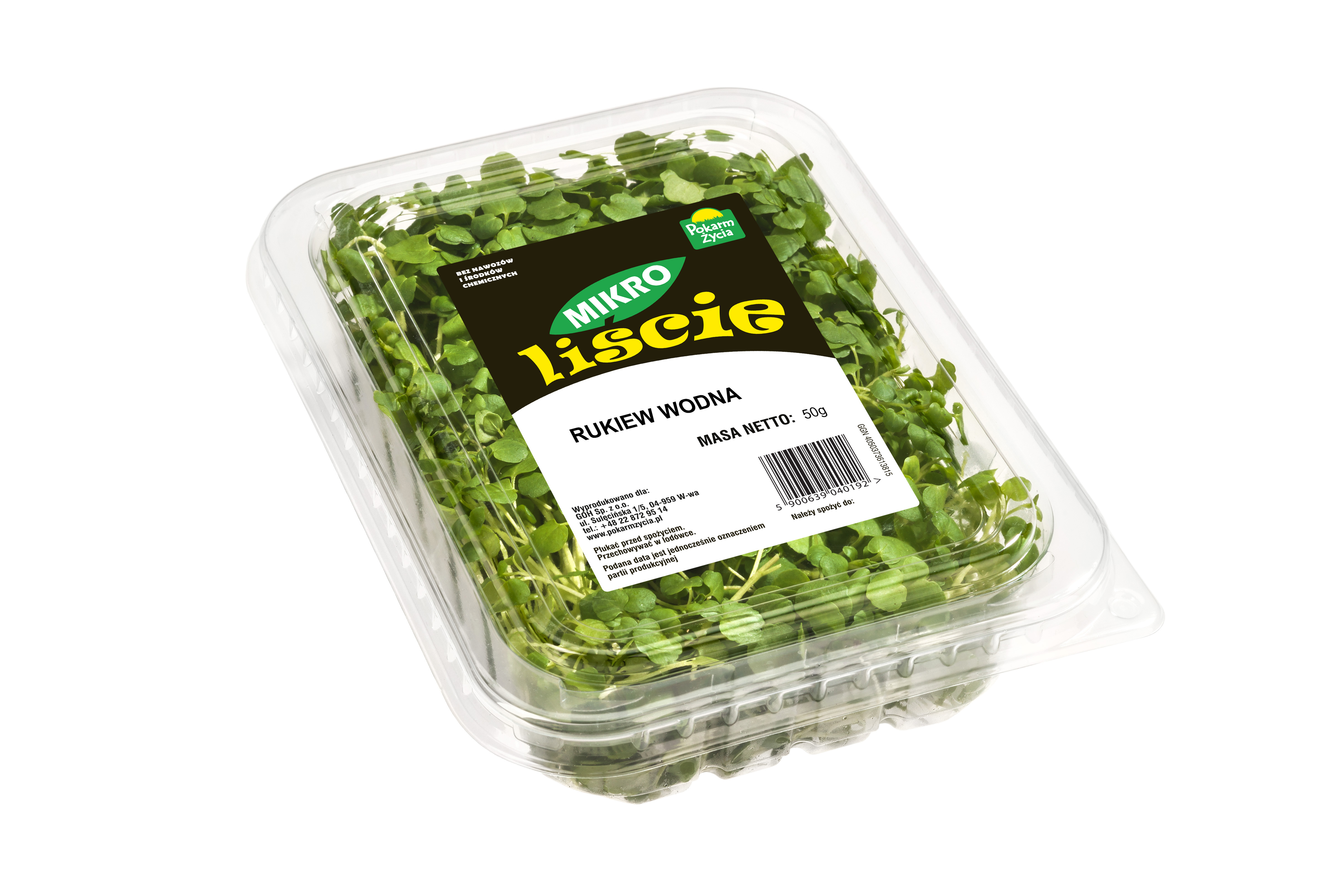Mikroliście Rukiew Wodna Polska 50G Pokarm Życia