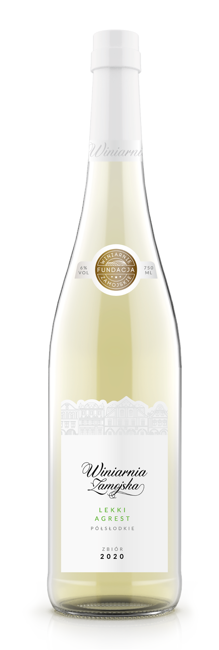 Winiarnia Zamojska Lekki Agrest 750Ml