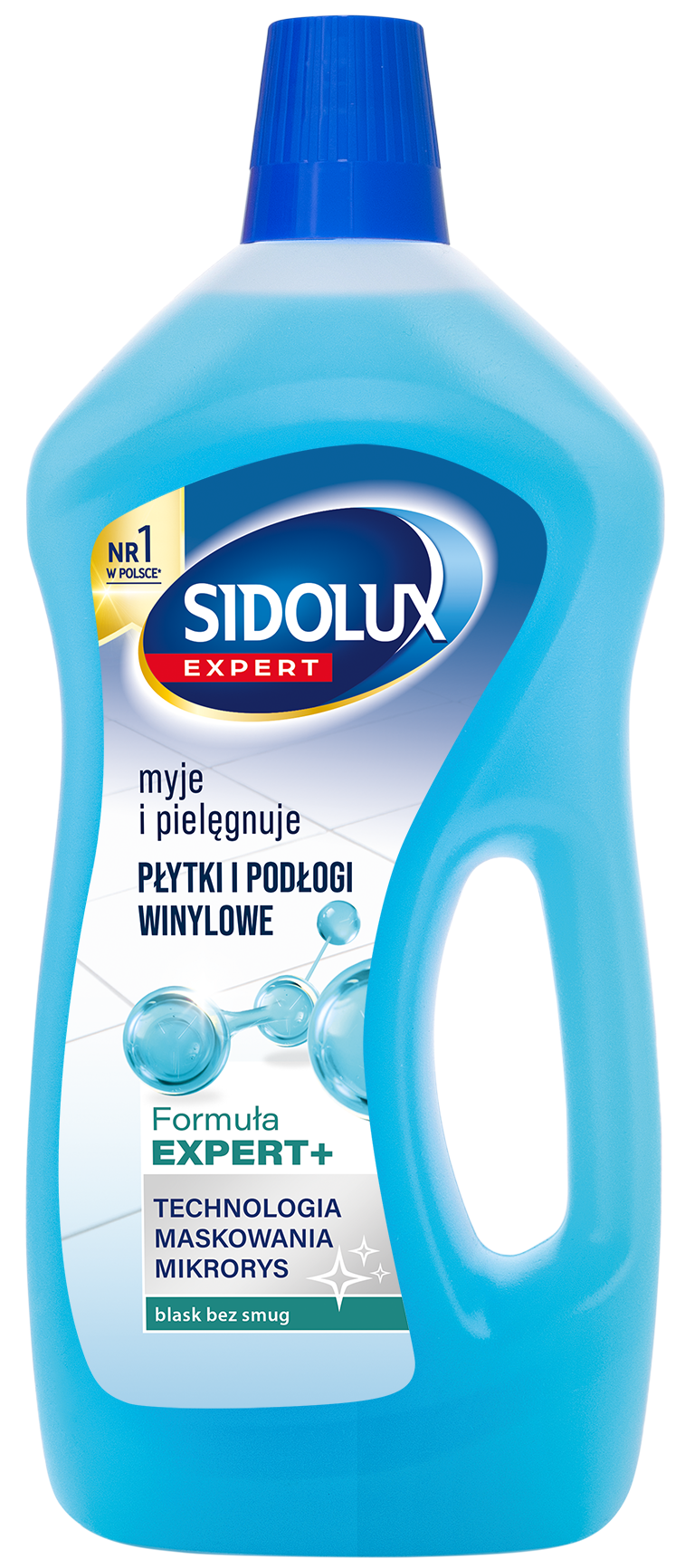Sidolux Expert Myje I Pielęgnuje Płytki I Podłogi Winylowe Blask Bez Smug 750Ml