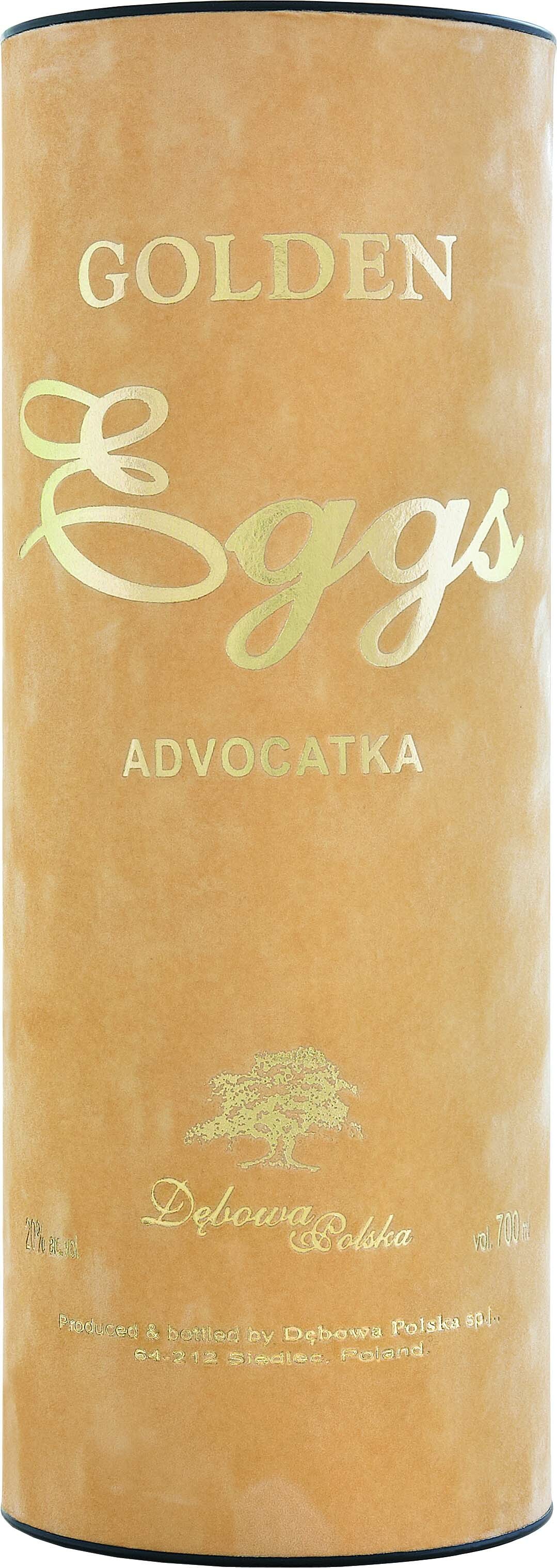 Dębowa Polska Golden Eggs Advocatka 20% 700 Ml Tuba