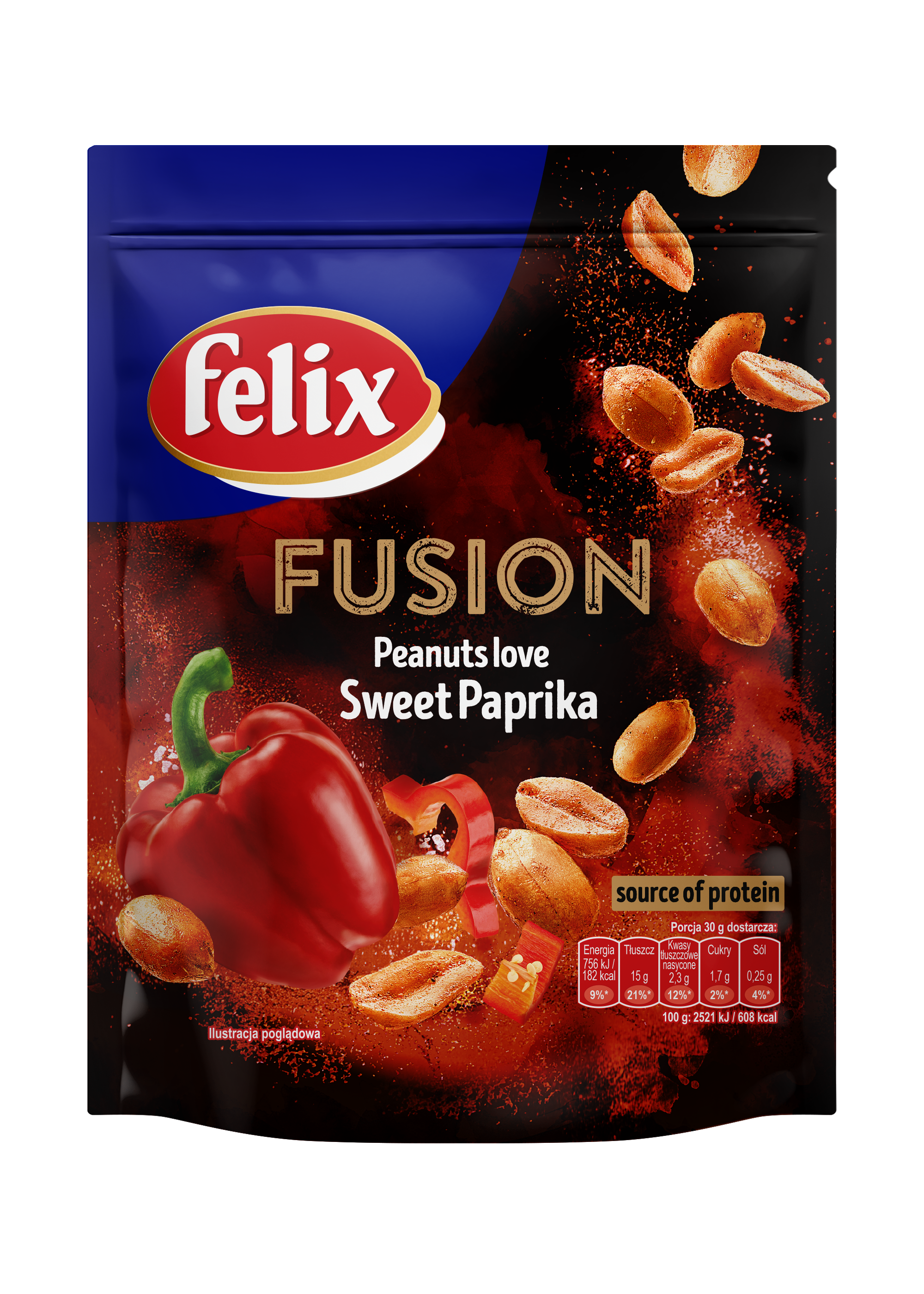 Felix Fusion Peanuts Sweet Paprika 150 G