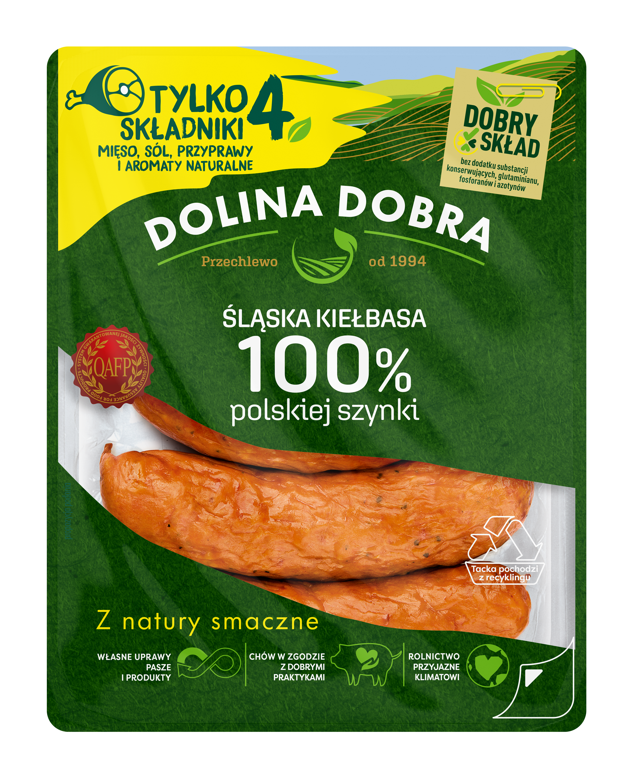 Śląska 100% Polskiej Szynki 375 G Dolina Dobra