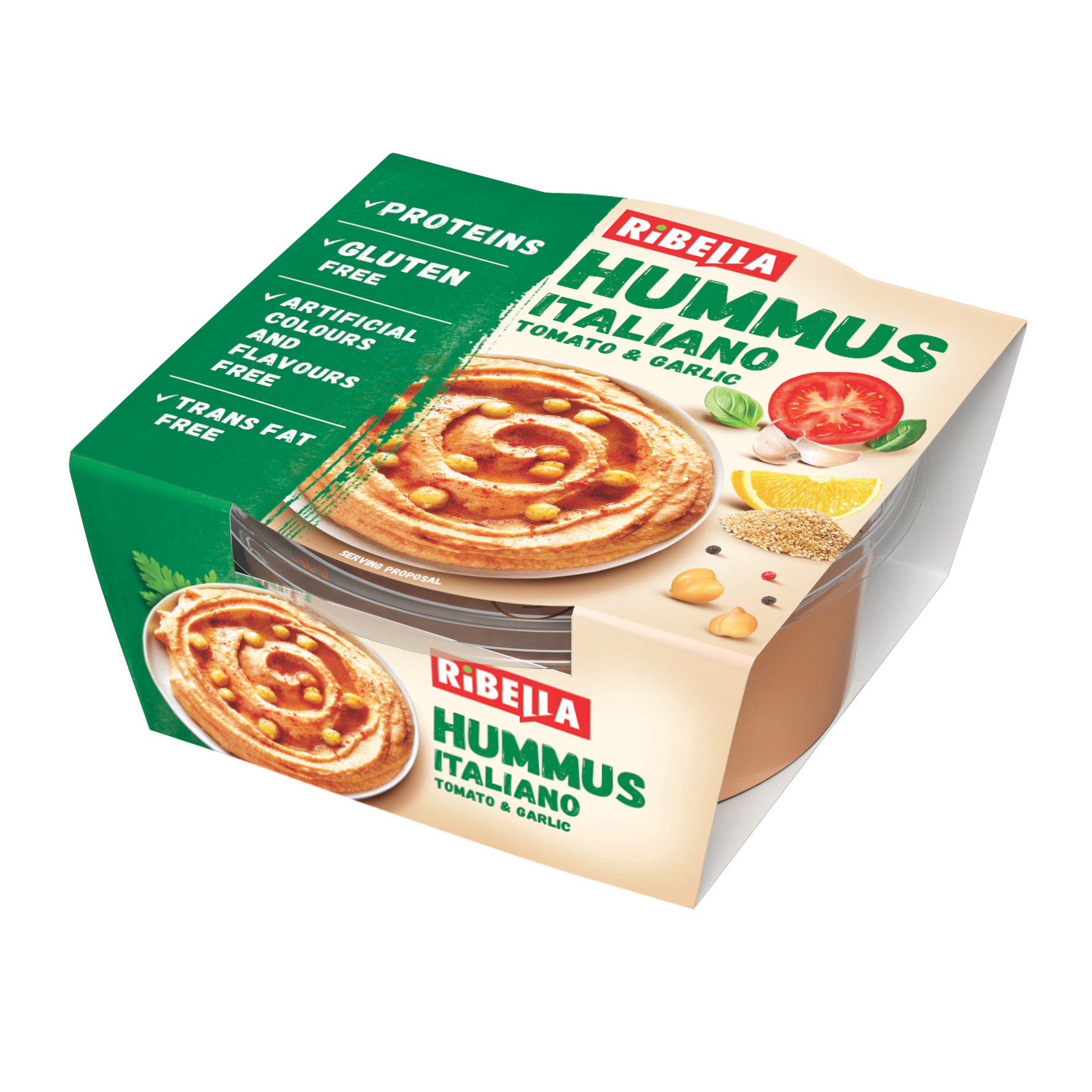 Ribella Hummus "Italiano" We Włoskim Stylu 200G