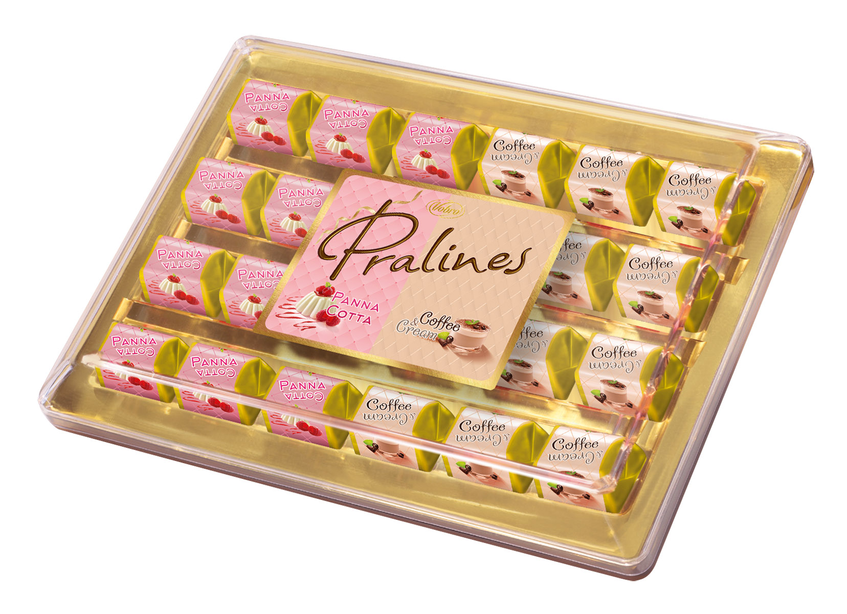 Vobro Panna Cotta, Coffee & Cream 290G (Plastik)