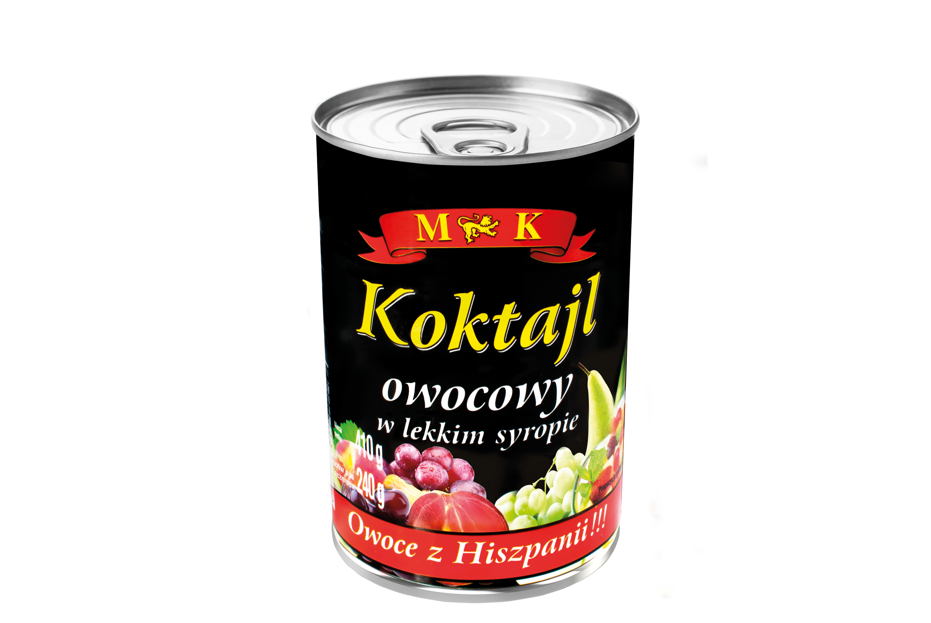 Mk Koktajl Owocowy W Lekkim Syropie 410 G
