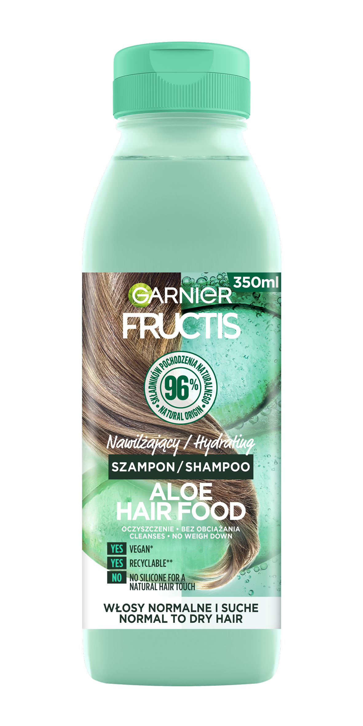 Garnier Fructis Aloe Hair Food Nawilżający Szampon 350 Ml