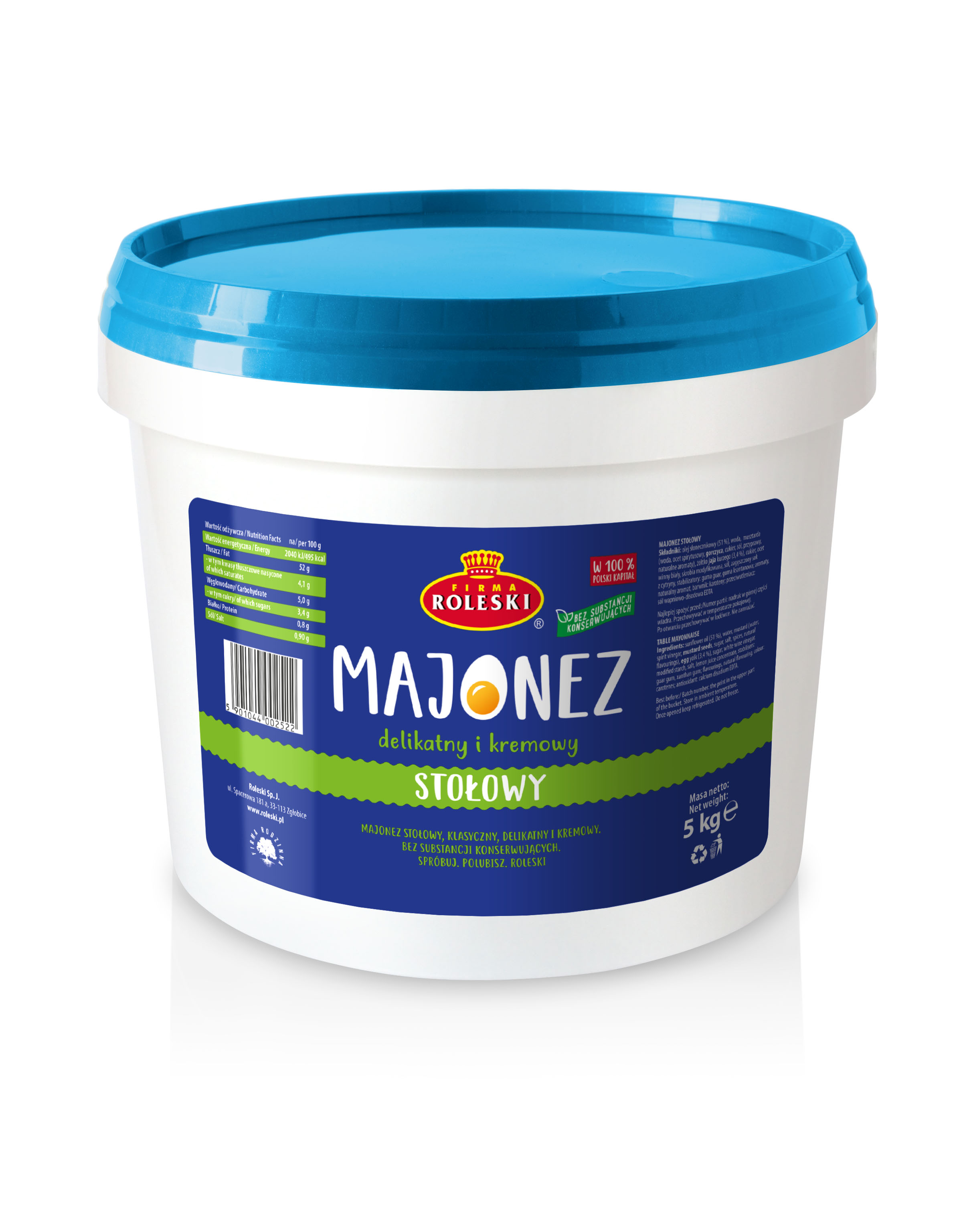 Roleski Majonez Stołowy 5Kg