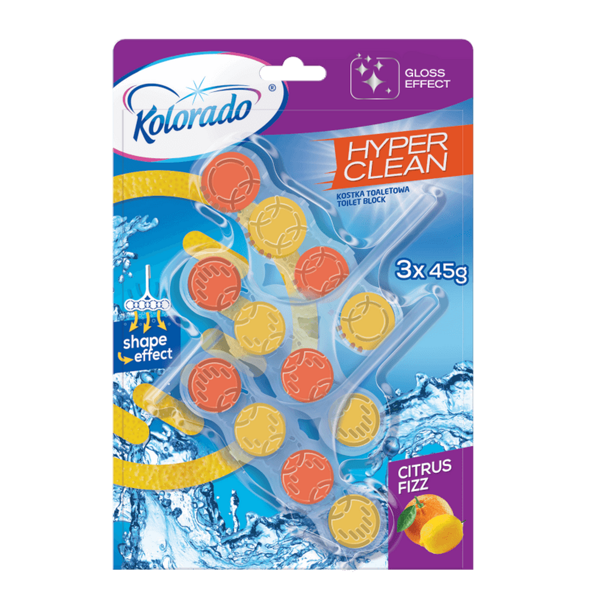 Kolorado Hyper Clean Cytrusowa 3X45 G