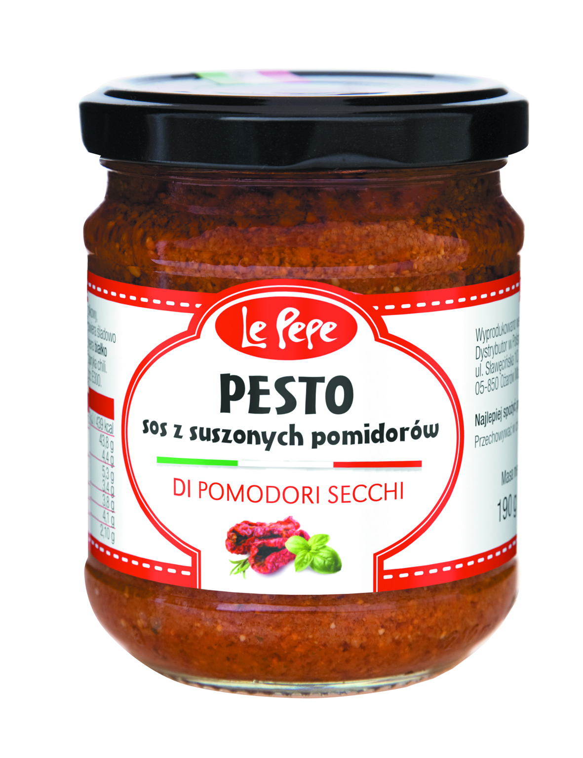 Le Pepe Pesto Z Suszonych Pomidorów 190G