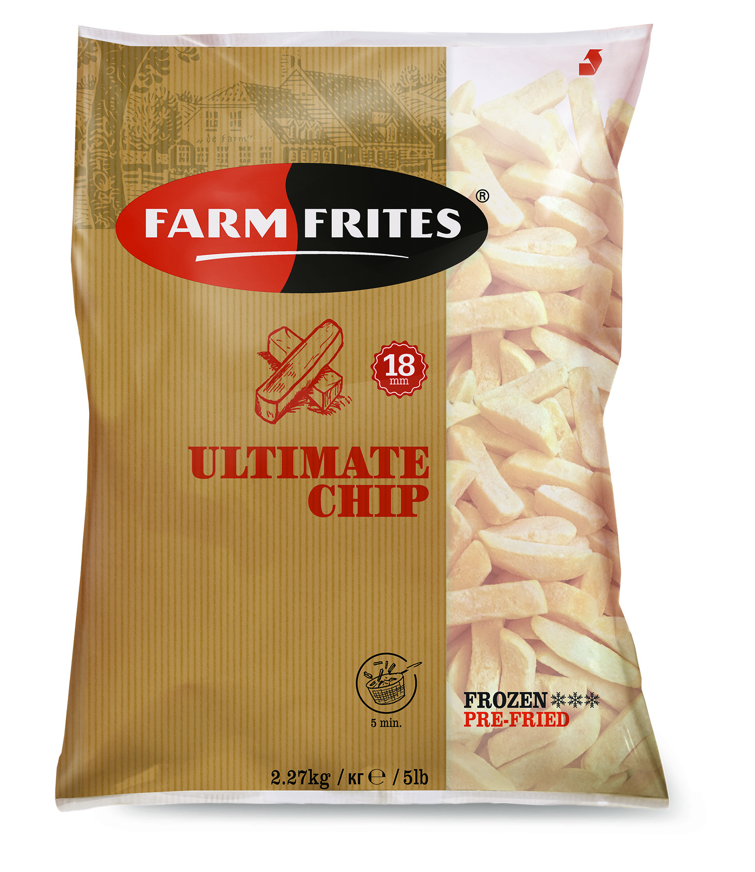 Farm Frites Frytki Ultimate Chip 18Mm 2,27 Kg