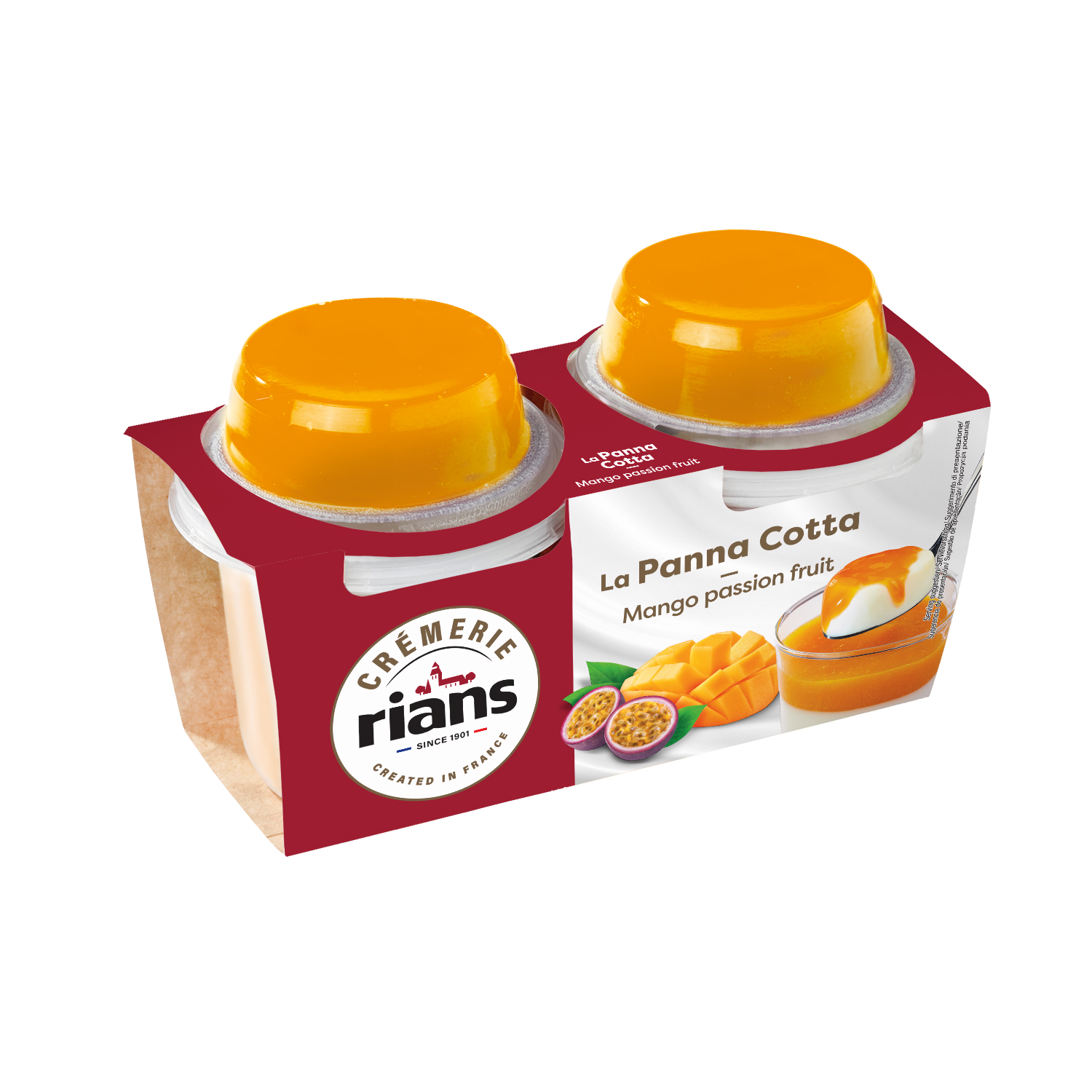 Panna Cotta Rians Z Mango I Marakują 2X120G