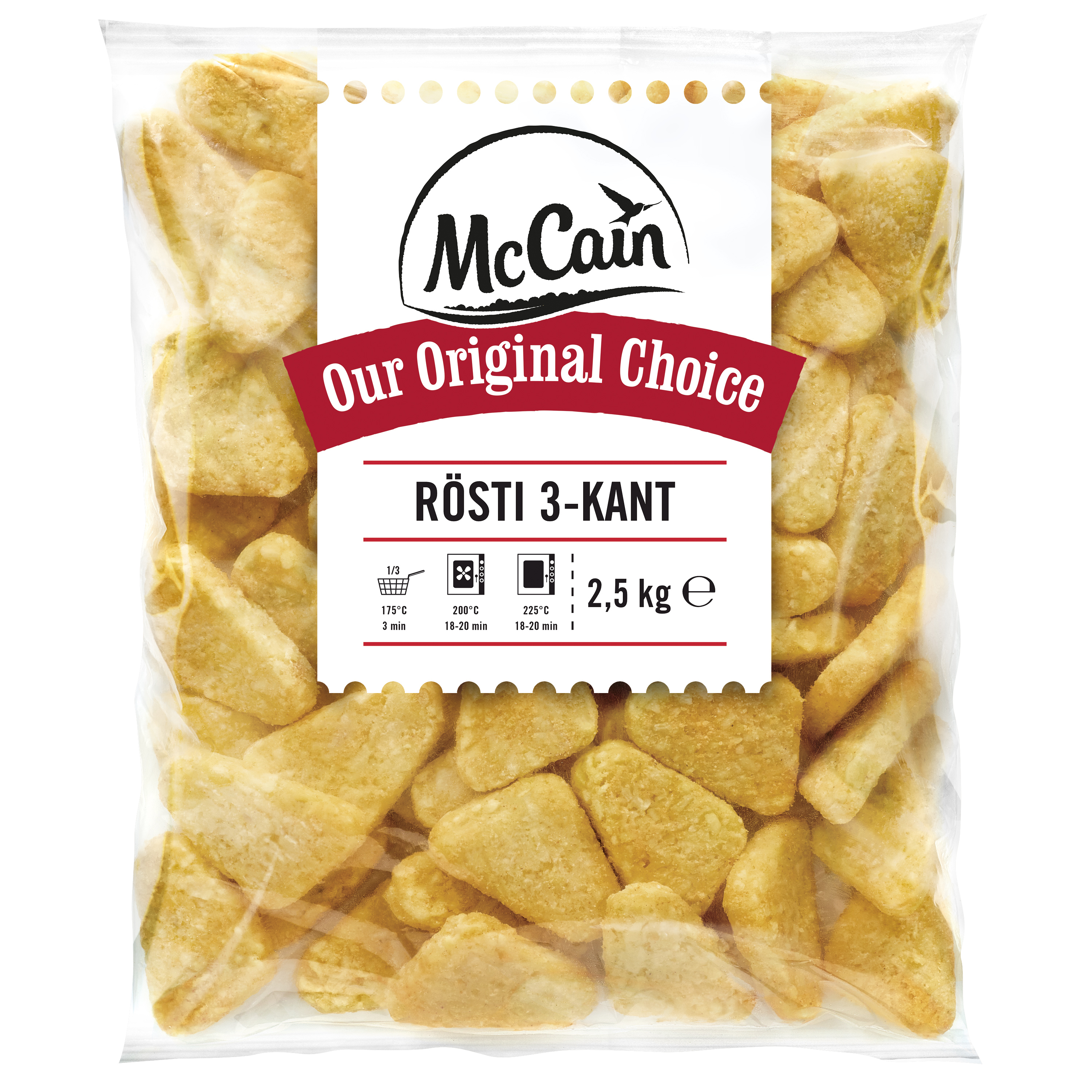 Mccain Trójkąty Ziemniaczane Rosti 3-Kant 2,5 Kg