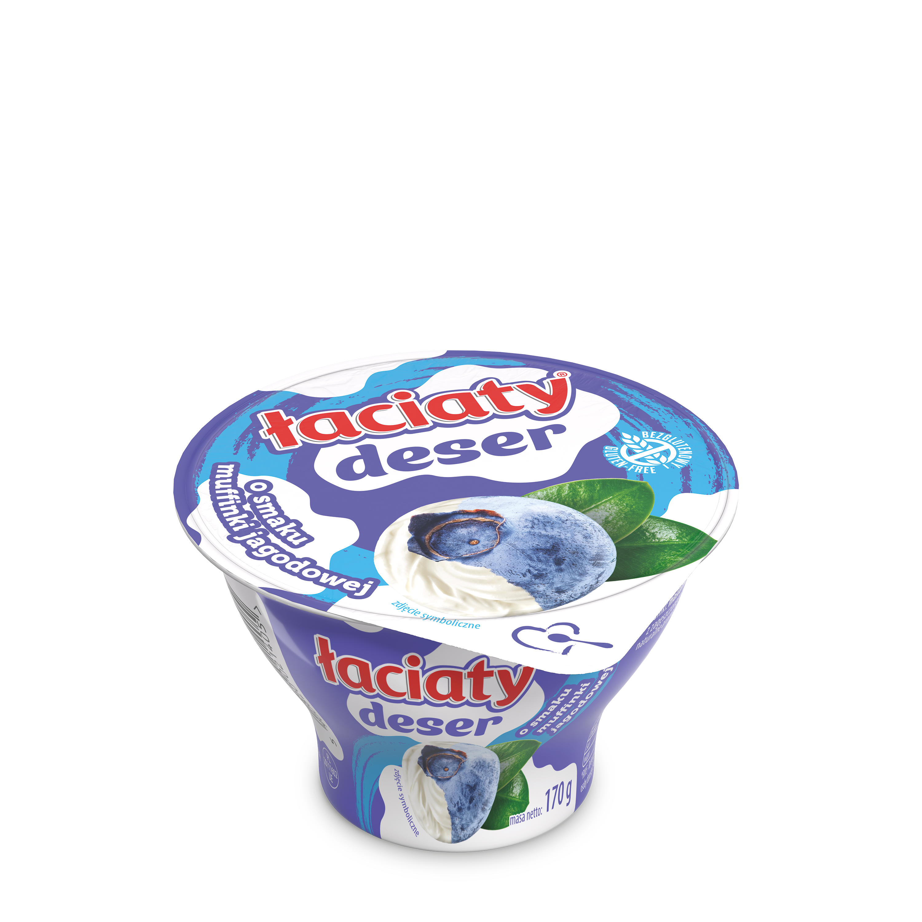 Deser Na Bazie Maślanki O Smaku Muffinki Jagodowej Łaciete 170G