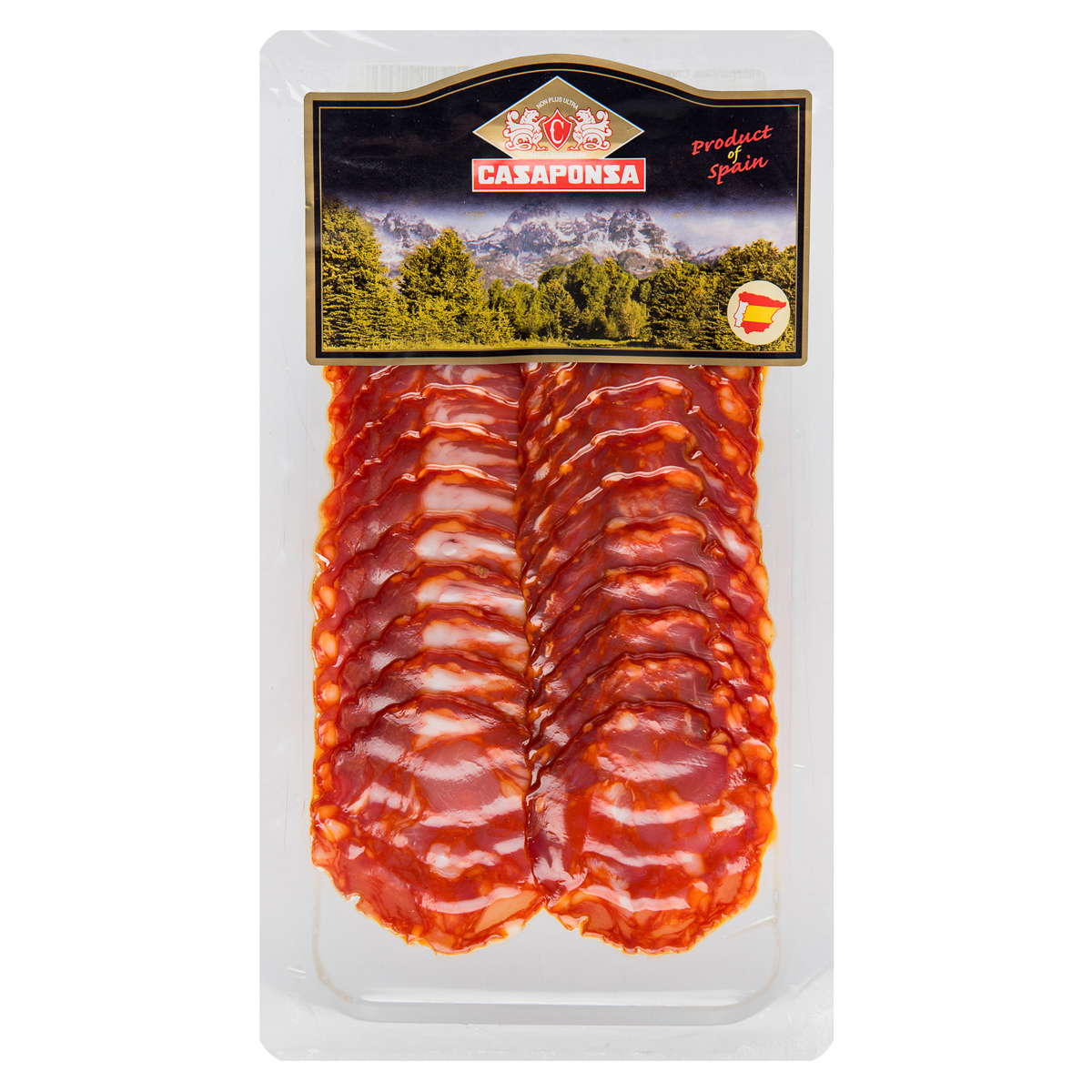 Hiszpańskie Chorizo Plastry 100 G Casaponsa