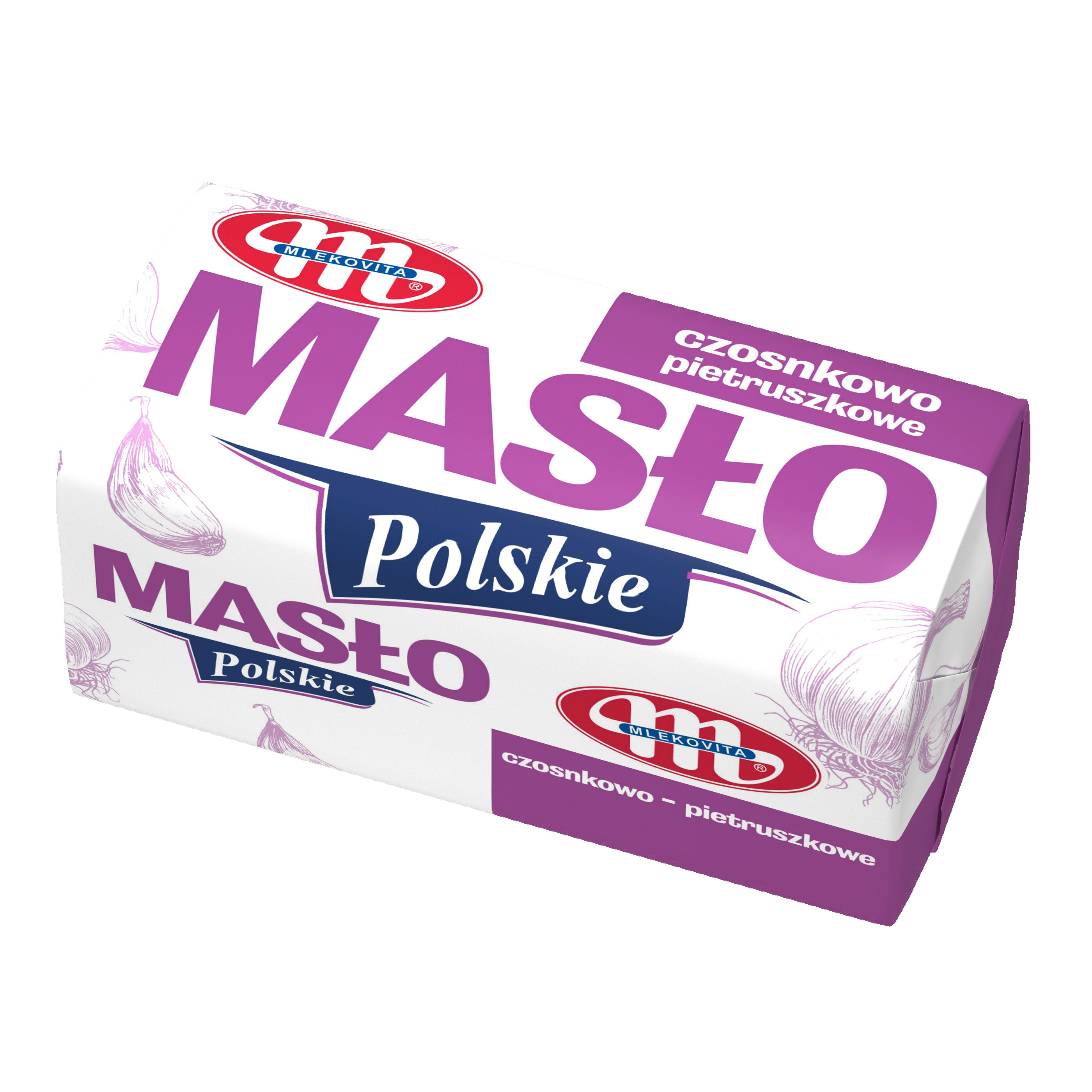 Mlekovita Masło Polskie Czosnkowo-Pietruszkowe 80G