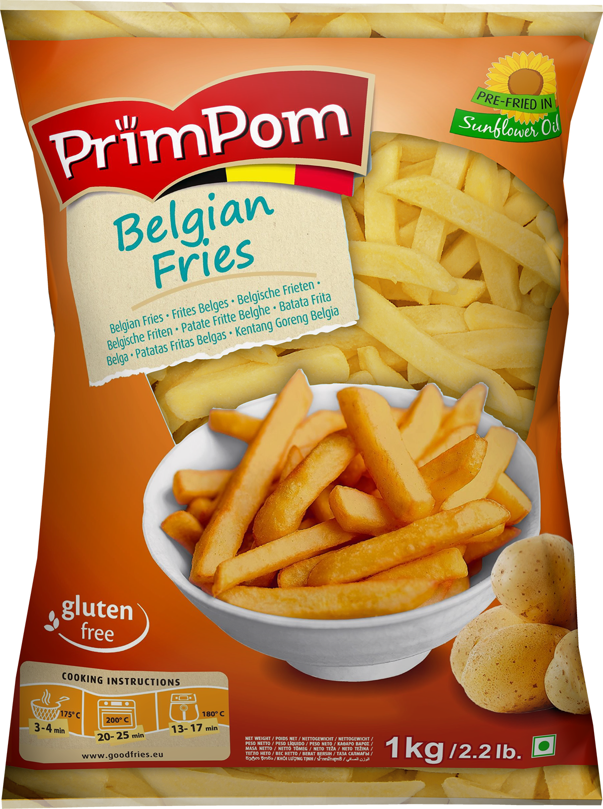 Primpom Frytki Belgijskie 1 Kg