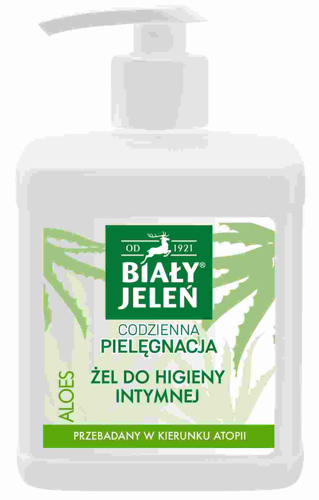 Żel Do Higieny Intymnej Biały Jeleń Z Aloesem 500Ml