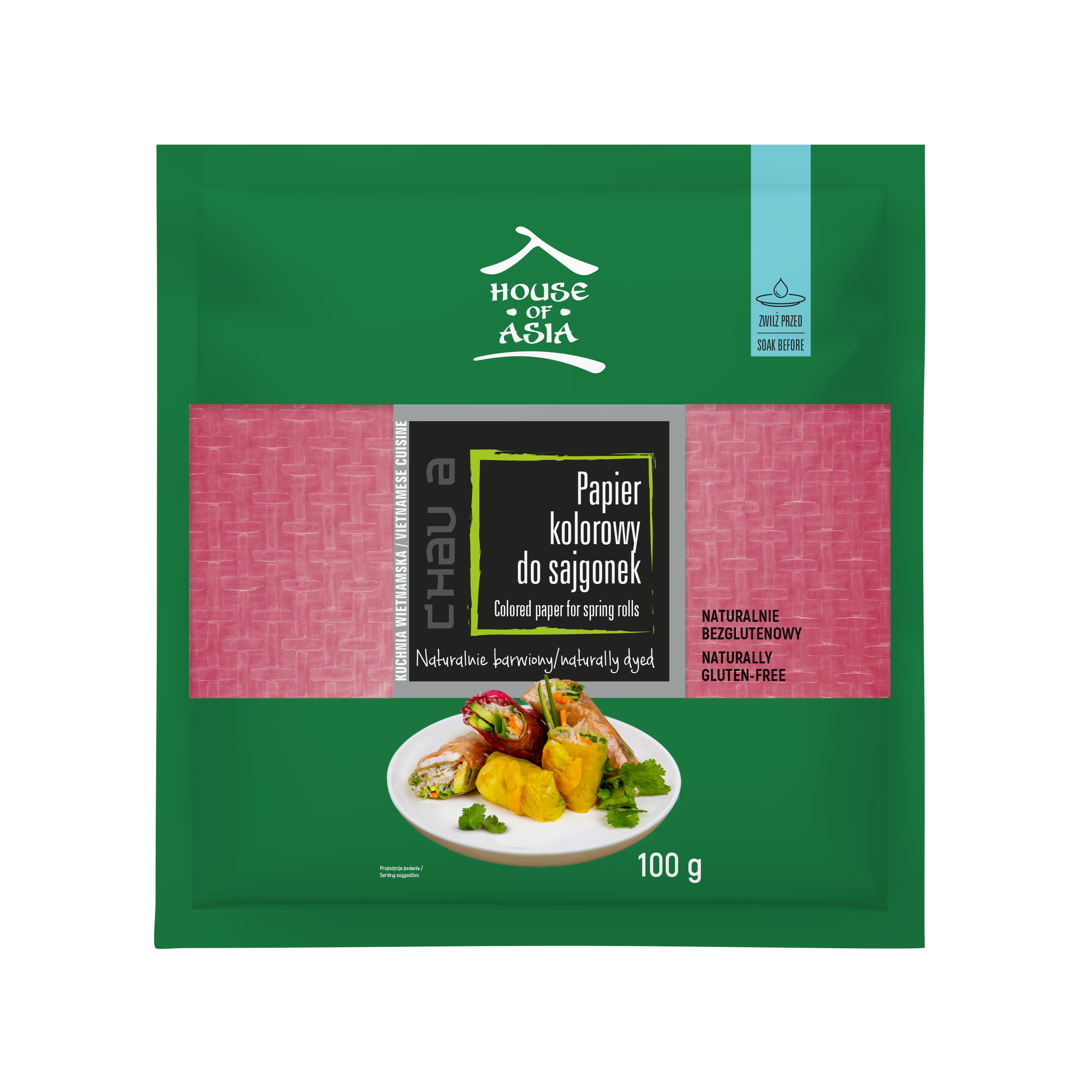House Of Asia Papier Kolorowy Do Sajgonek 100G