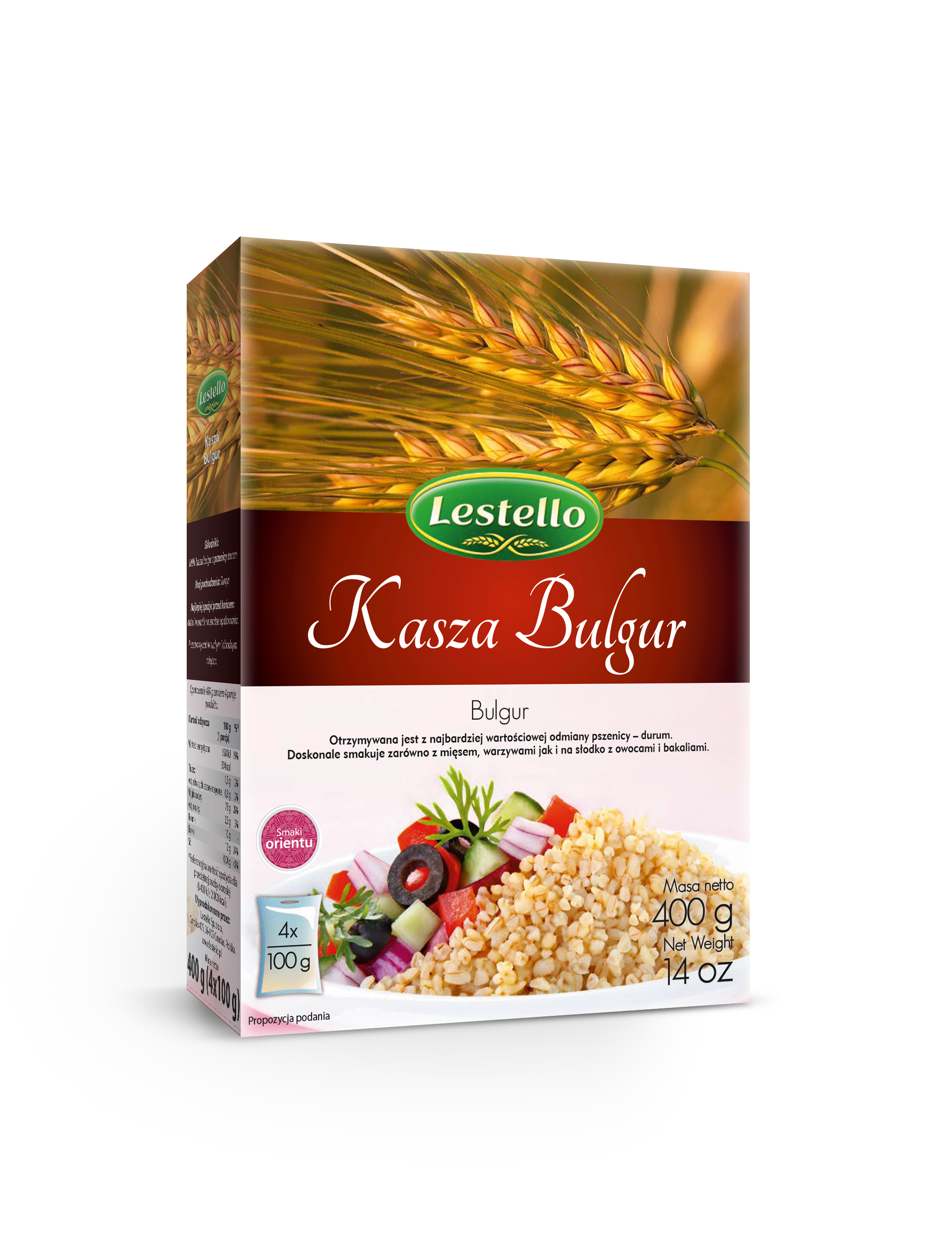 Lestello Kasza Bulgur 4X100G