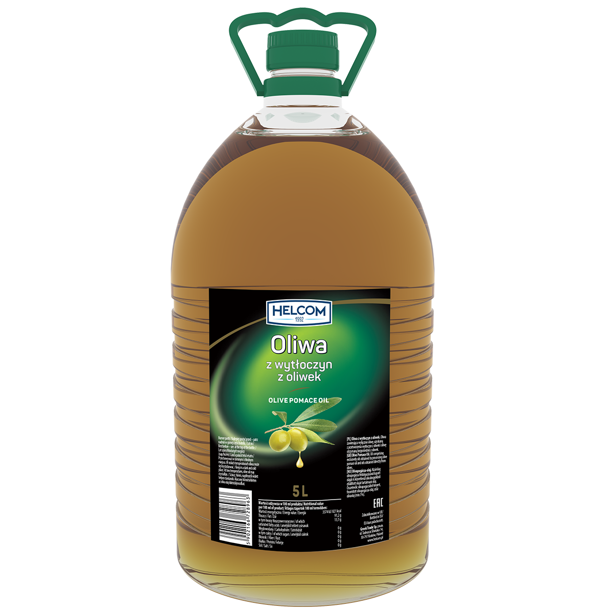 Oliwa Z Wytłoczyn Z Oliwek 5L Helcom