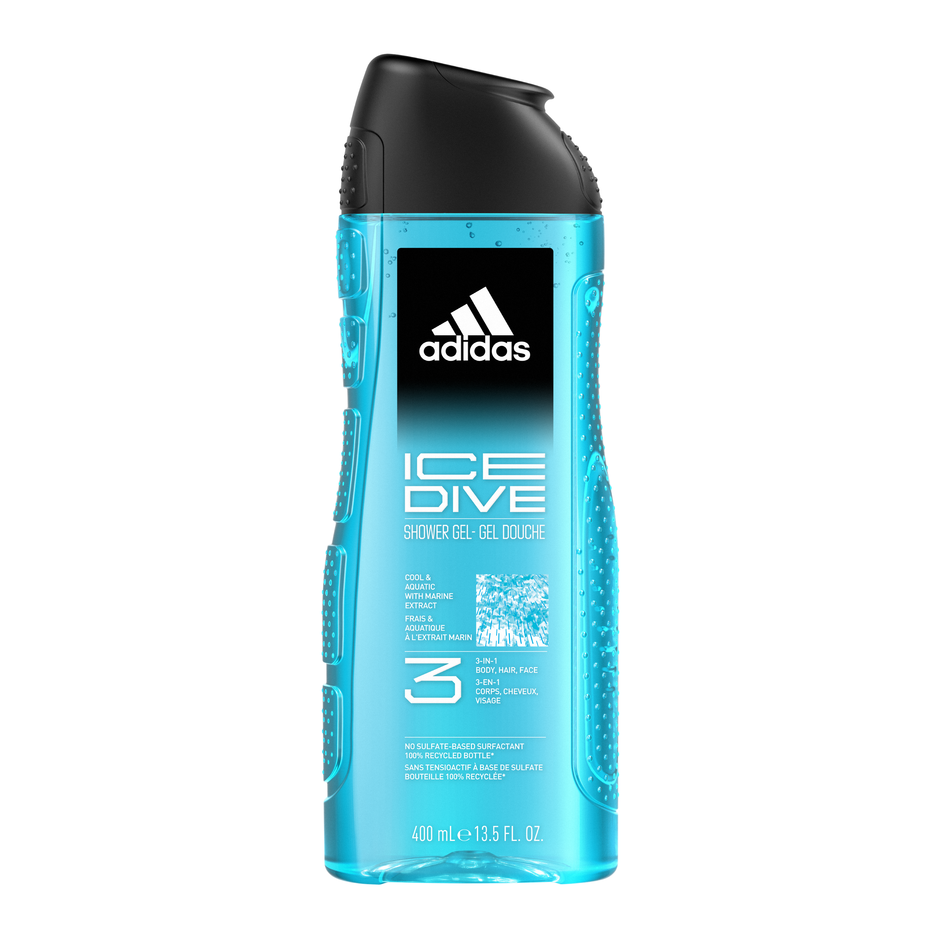 Adidas Ice Dive Żel Pod Prysznic 3 W 1 Dla Mężczyzn, 400 Ml