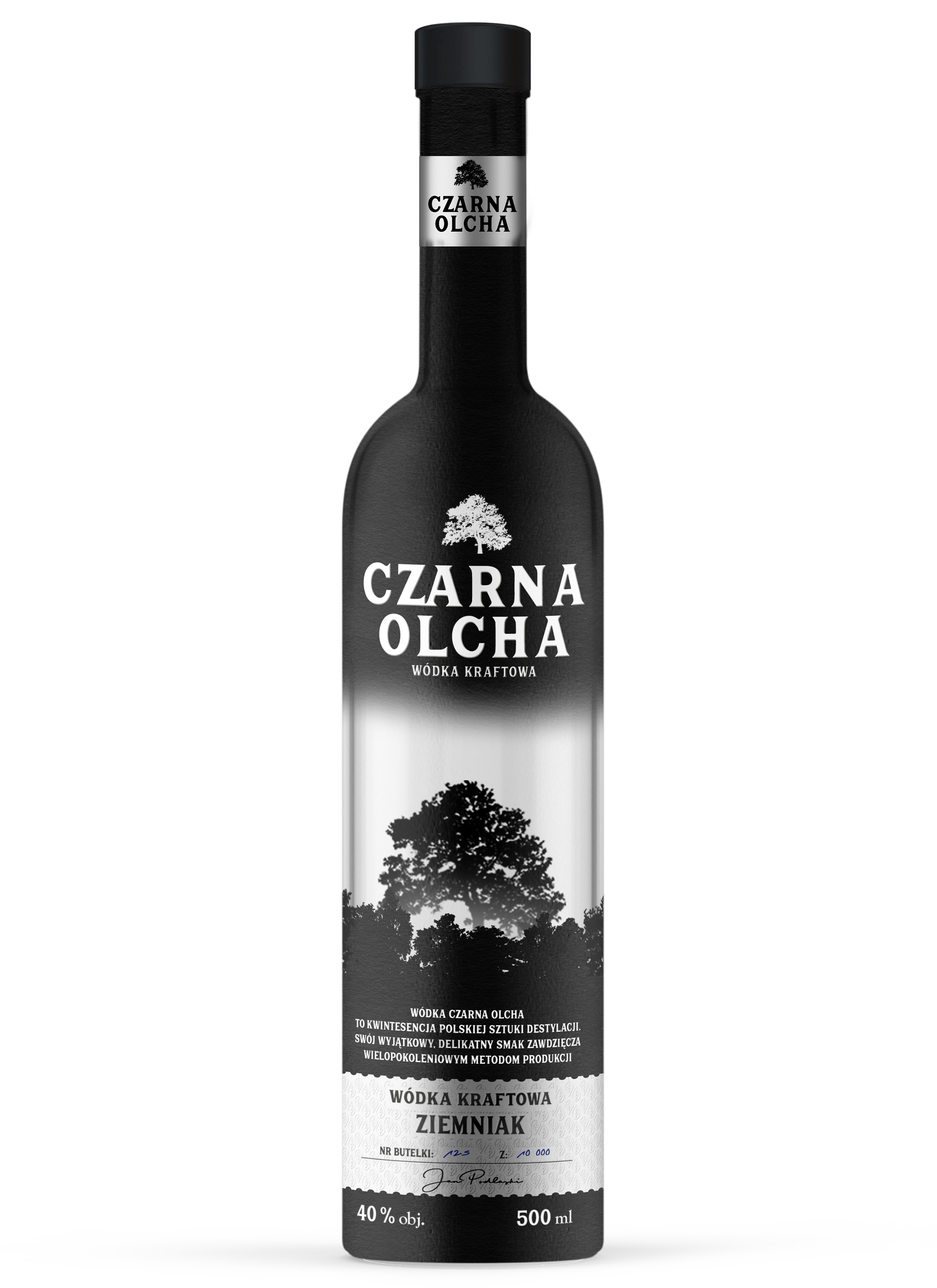 Czarna Olcha Wódka Kraftowa Ziemniak 40% 500Ml