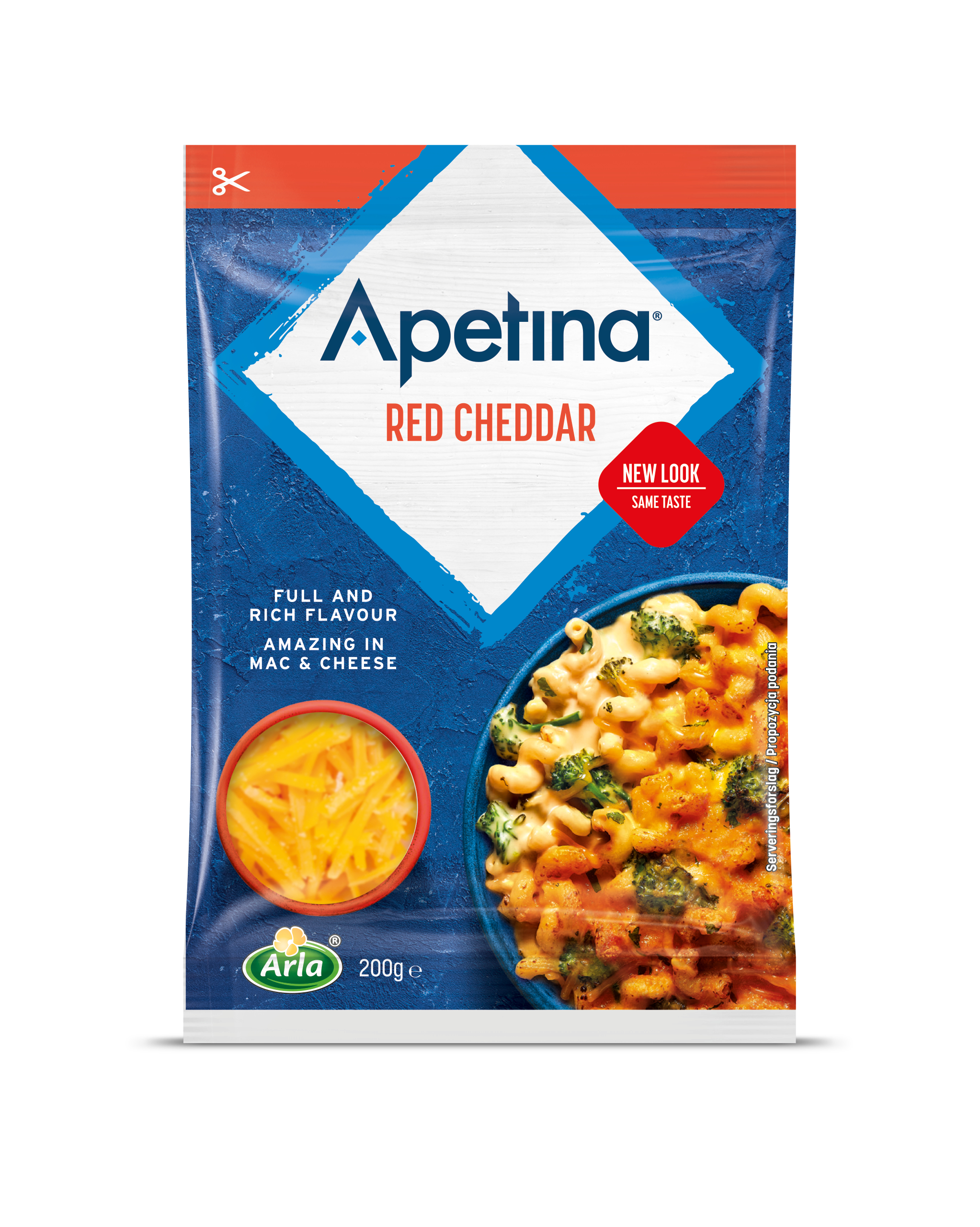 Apetina Red Cheddar 200G / Wiórki