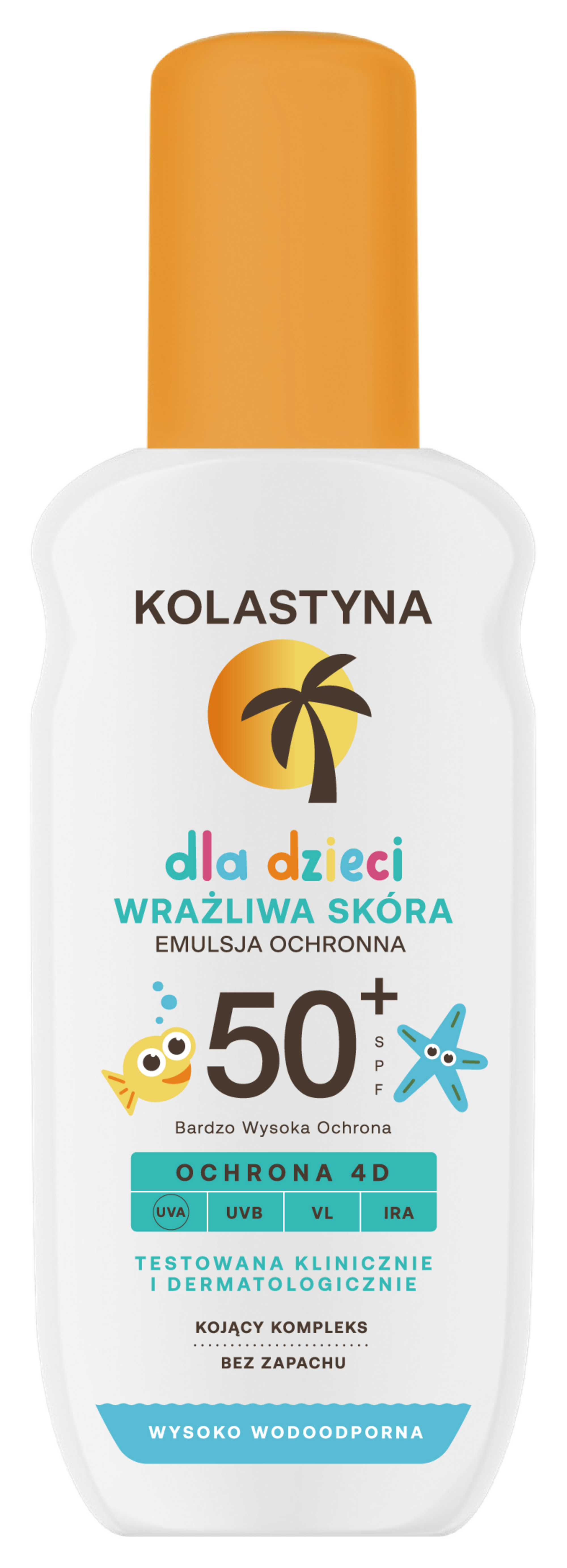 Kolastyna Wrażliwa Skóra Emulsja Ochronna Dla Dzieci W Sprayu Spf50+ 150Ml