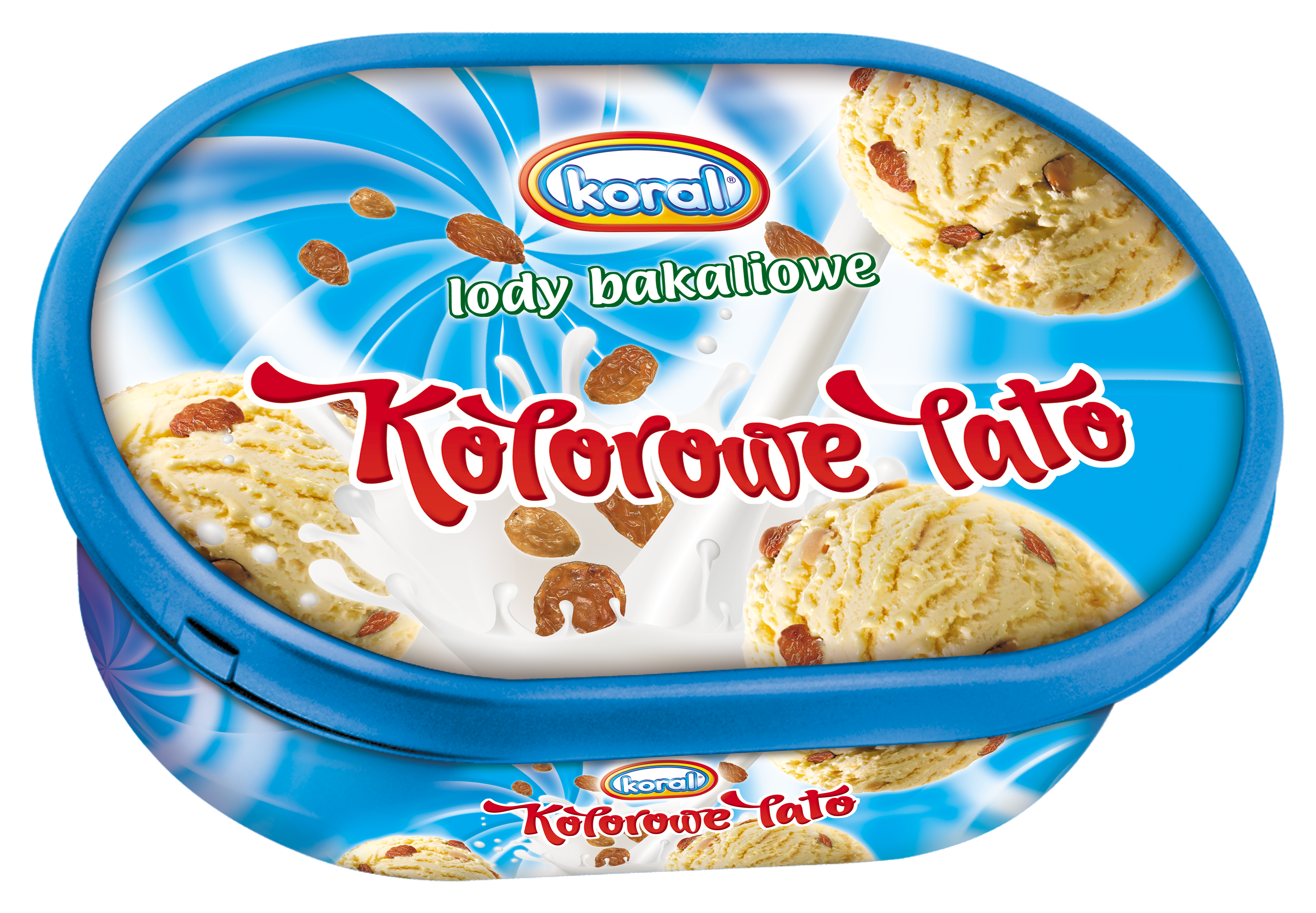 Koral Lody Bakaliowe Kolorowe Lato 1L