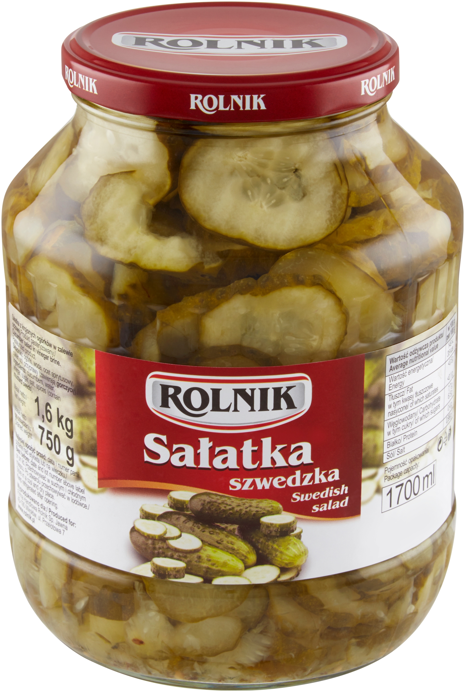 Sałatka Szwedzka Rolnik 1700 Ml