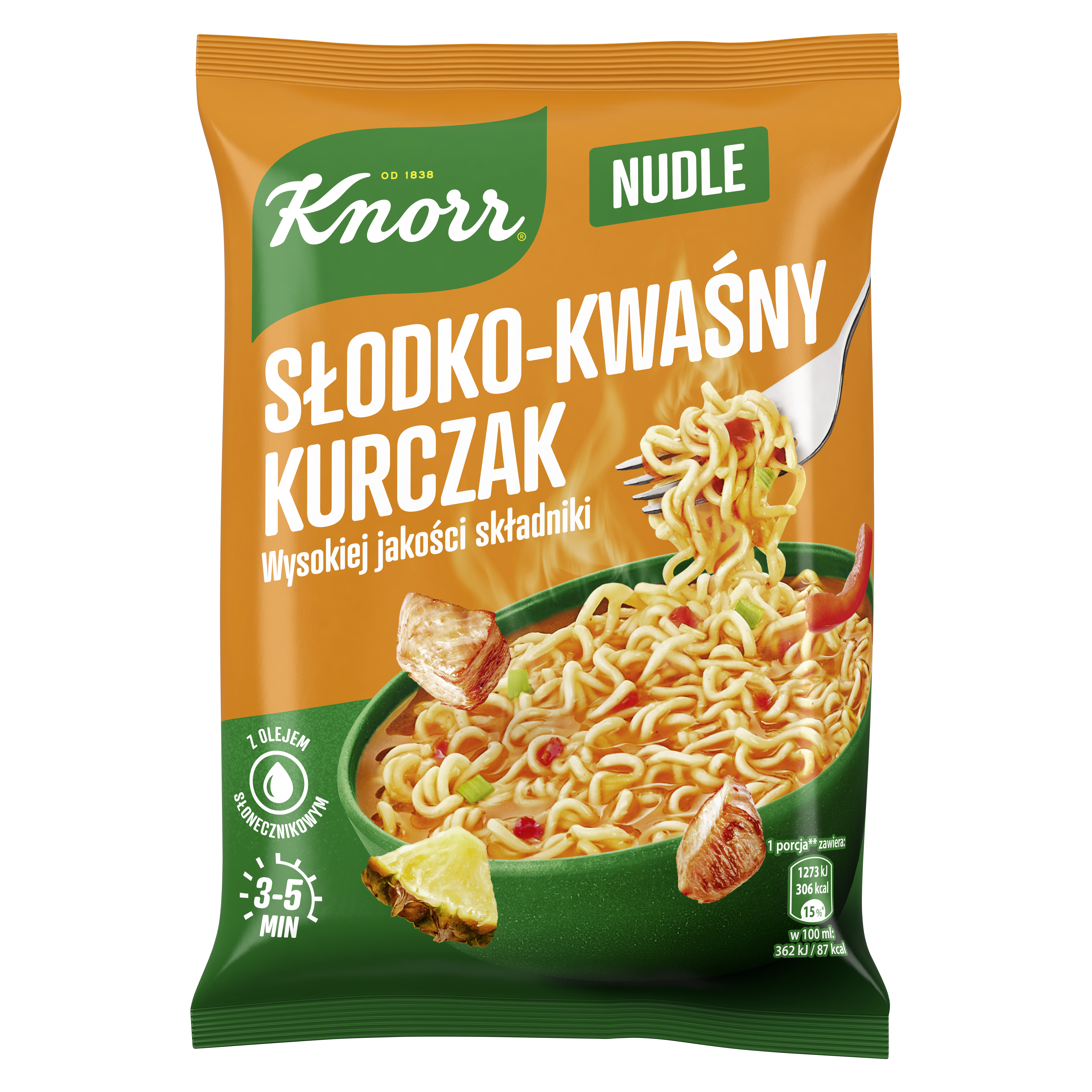 Knorr Nudle Kurczak Słodko-Kwaśny 65G