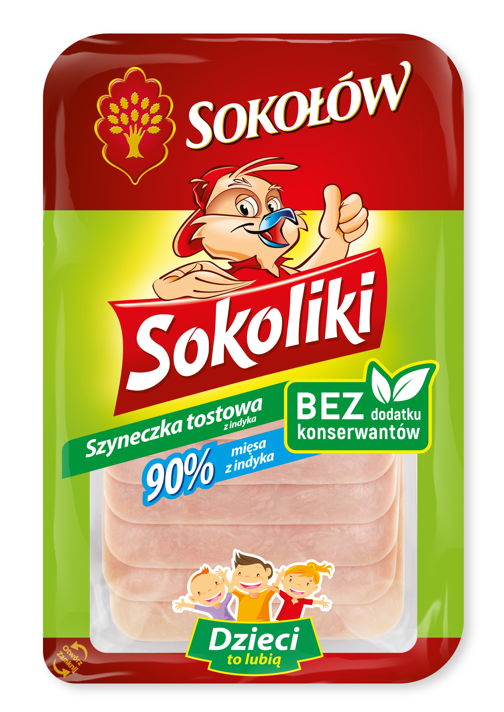 Szyneczka Tostowa Z Indyka Plastry 100G Sokoliki